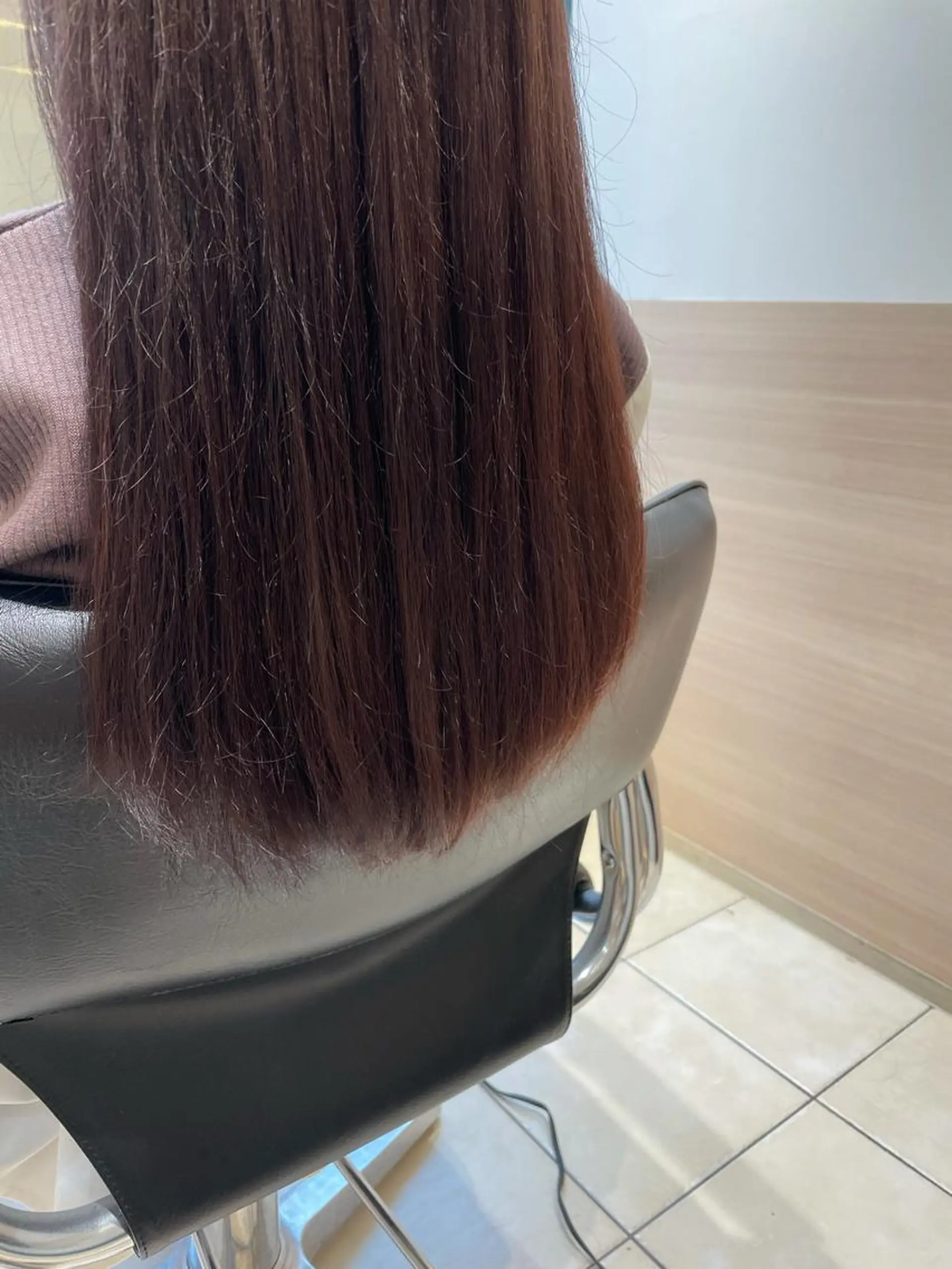 ロング カラー ブラウンカラー ケアカラー パープルカラー パープルブラウン ロング GO TODAY SHAiRE SALON所属・天野 瑠真のヘアスタイル