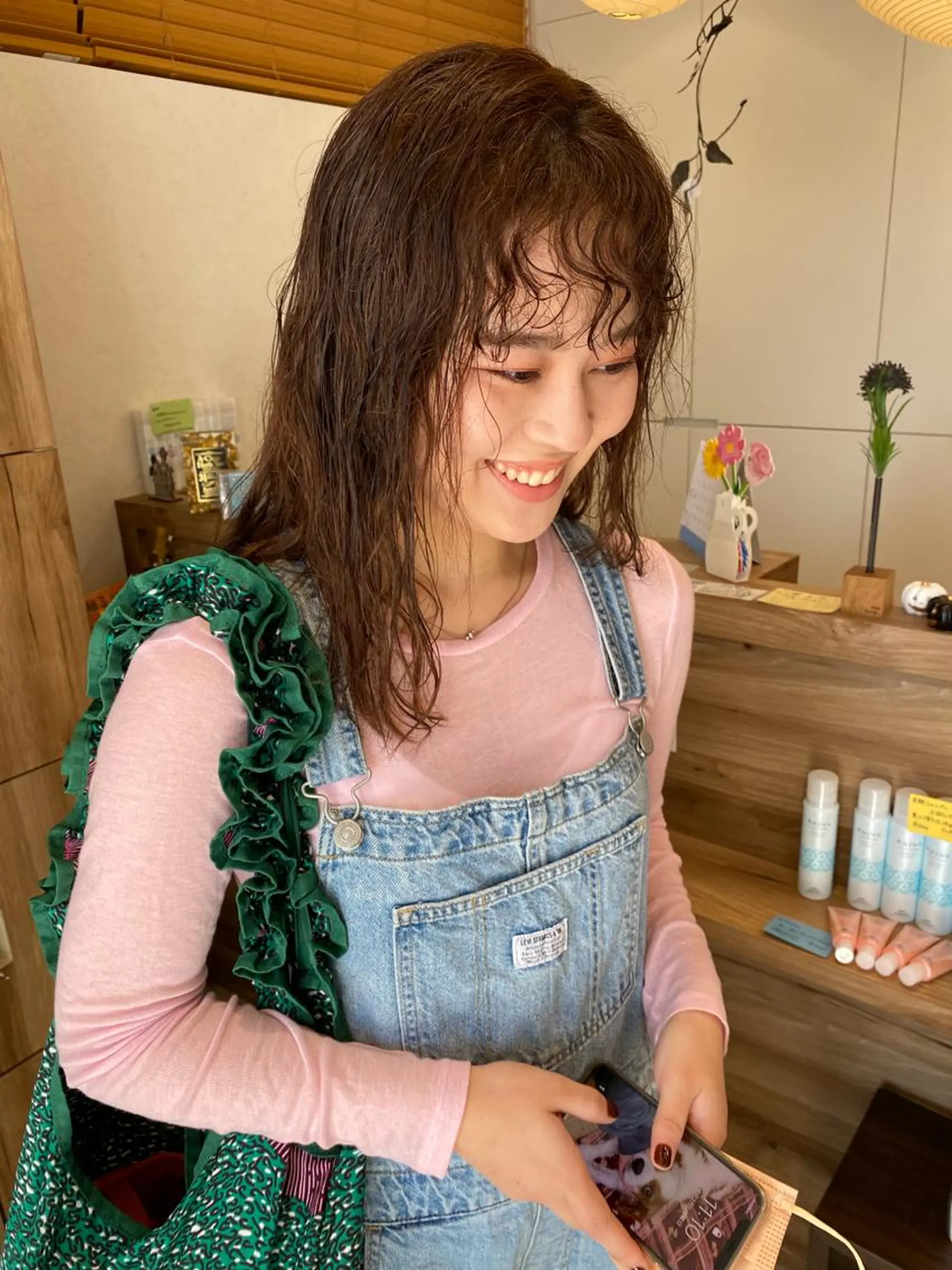 ミディアム パーマ ミディアムパーマ パーマ パーマ指名No1 /namiのヘアスタイル