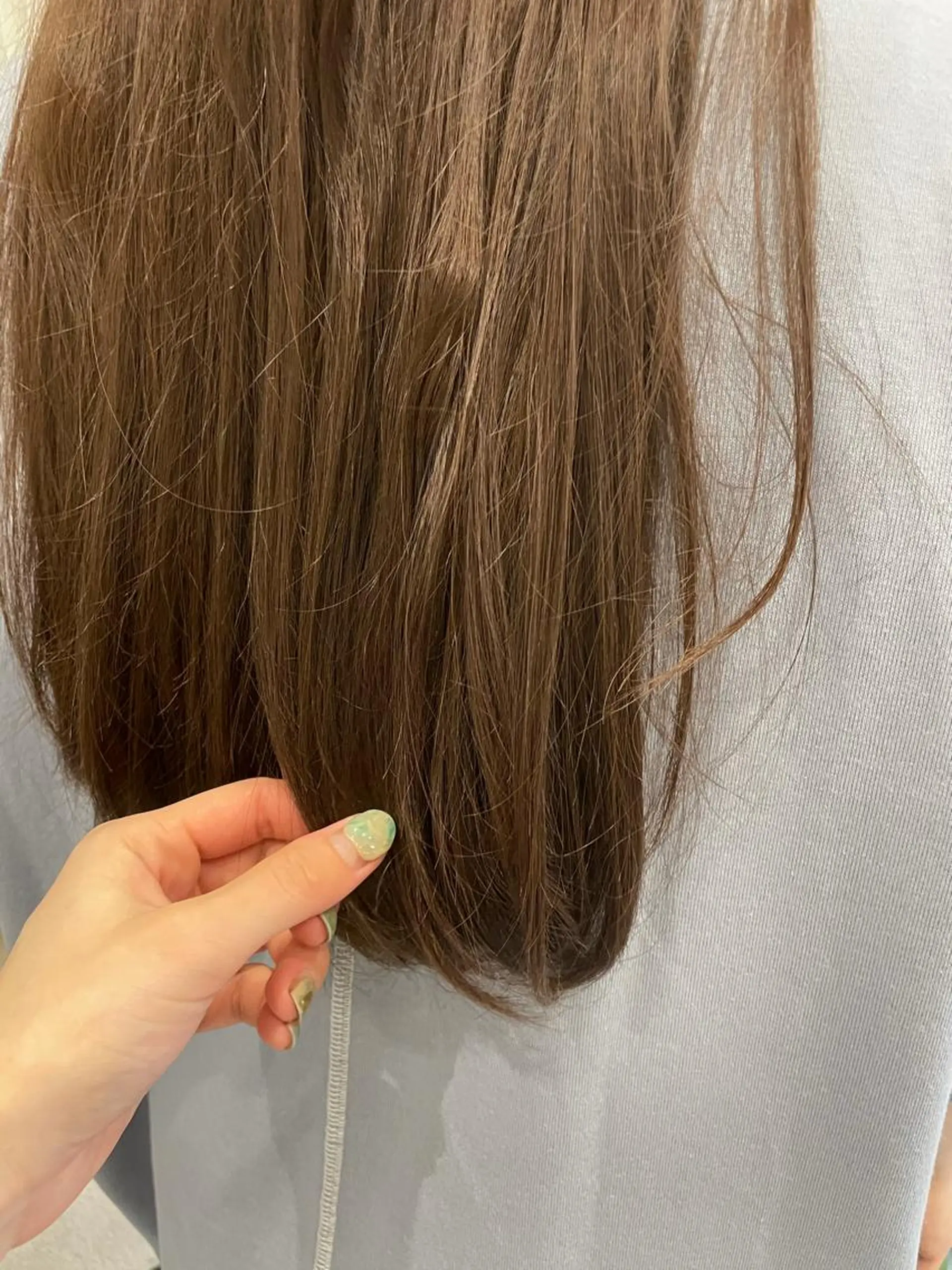 ロング カラー ベージュカラー RUQWA所属・中根 麻友香のヘアスタイル