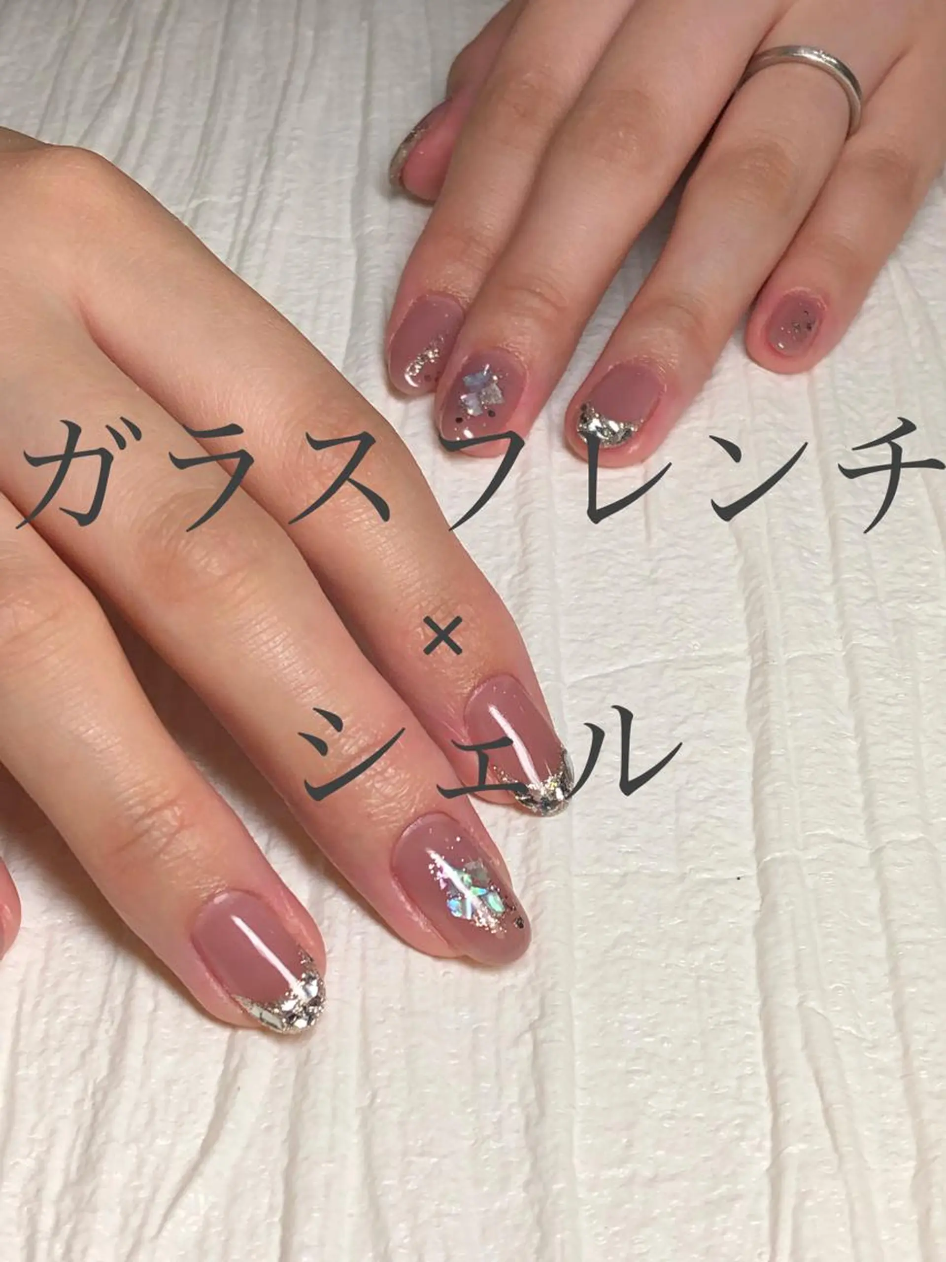 ショート ネイル 🦋Kiyomi. 🦋のネイルデザイン