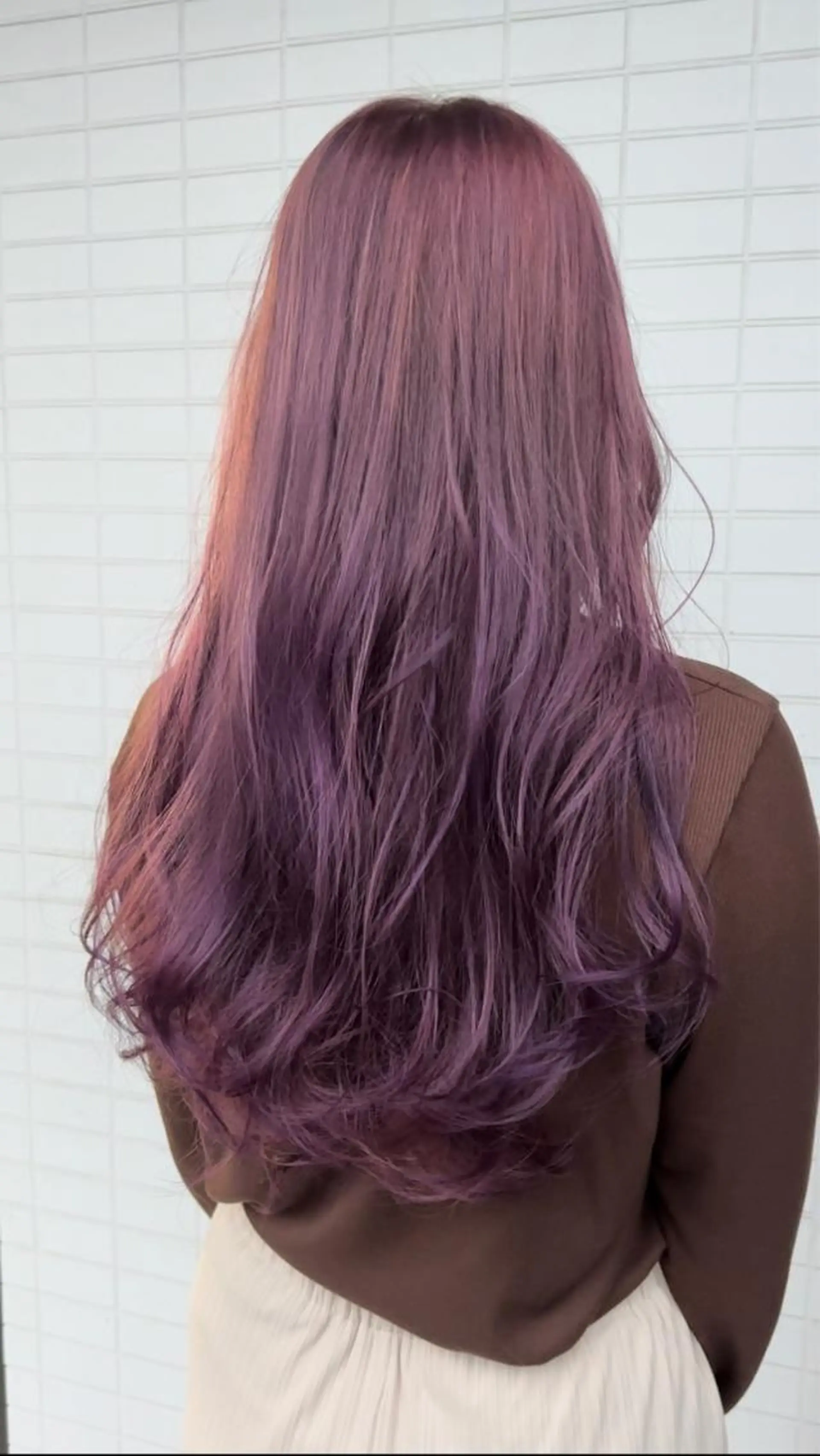 ロング カット 縮毛矯正 uti所属・菊池 幹のヘアスタイル