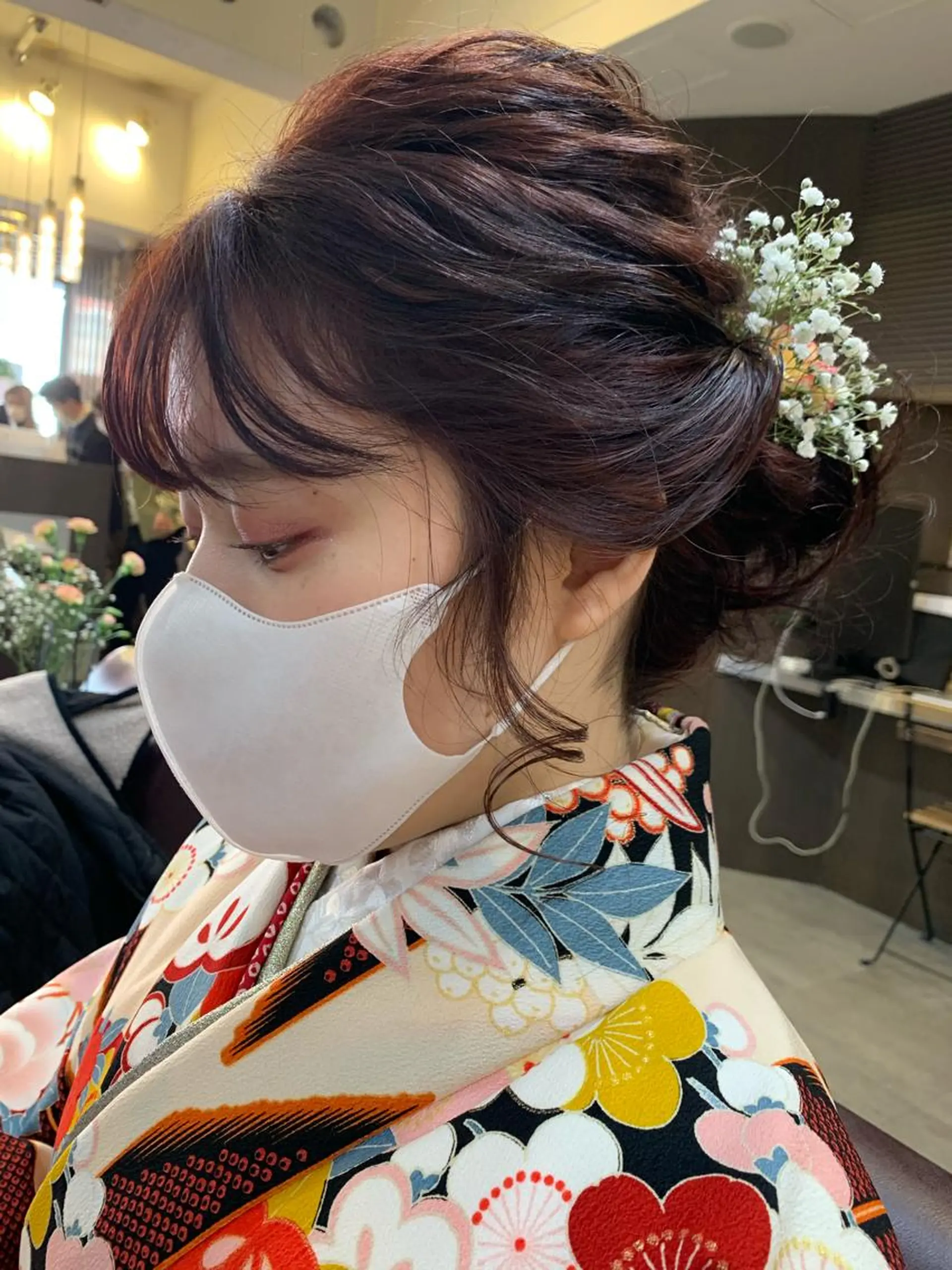 ミディアム ヘアアレンジ 平野 優奈のヘアスタイル