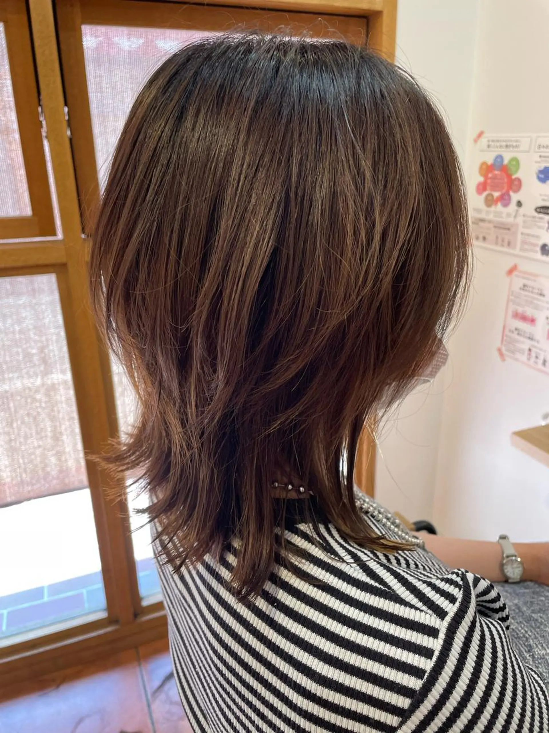 ミディアム ウルフカット 美髪ストレート/ メンズヘア/中田海斗のヘアスタイル