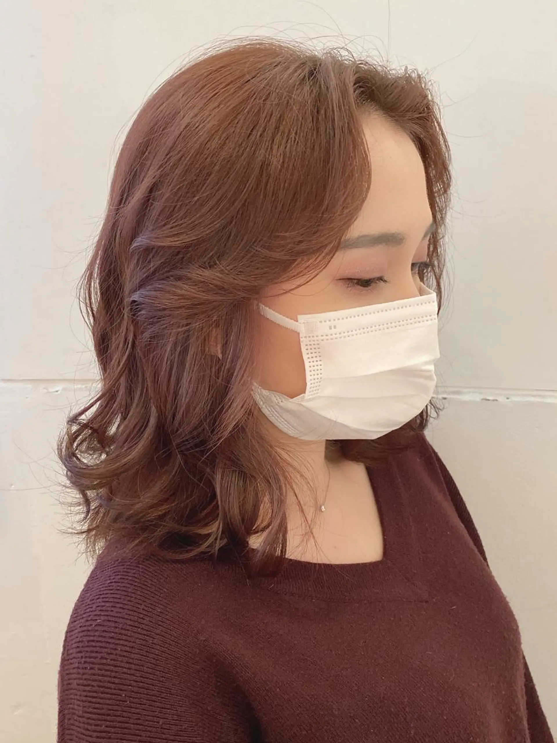 ミディアム 勝沼 佑季のヘアスタイル