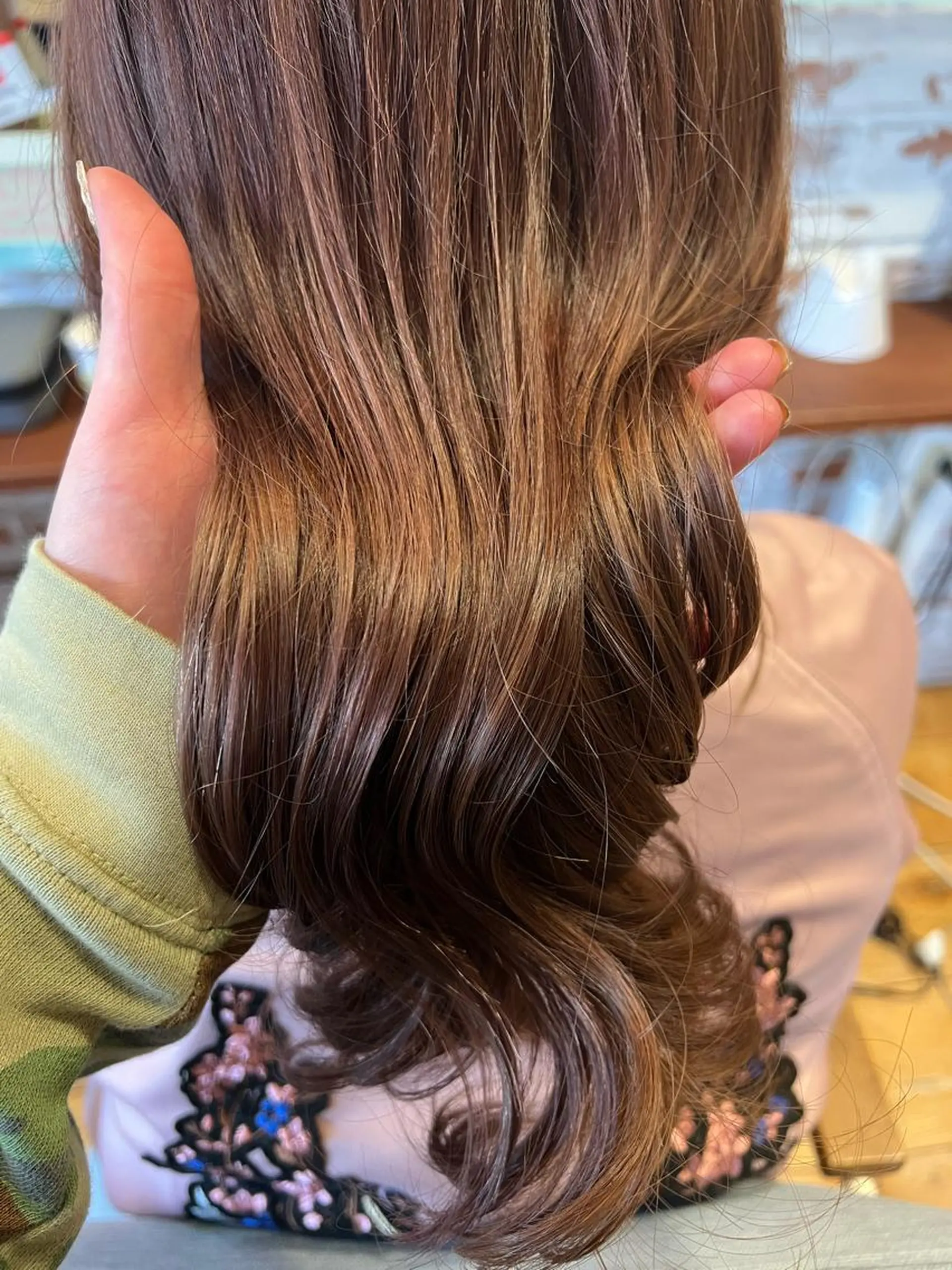 ロング パープルカラー ヘアカラー ハイトーン/ ダブルカラー/透明感のヘアスタイル