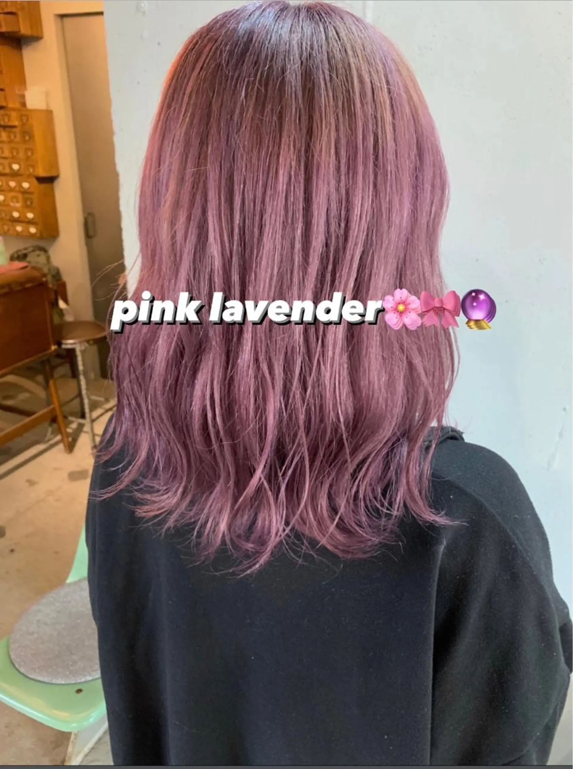 ミディアム カラー ラベンダーカラー ピンクカラー 似合わせ×美髪改善✨ Yutoのヘアスタイル