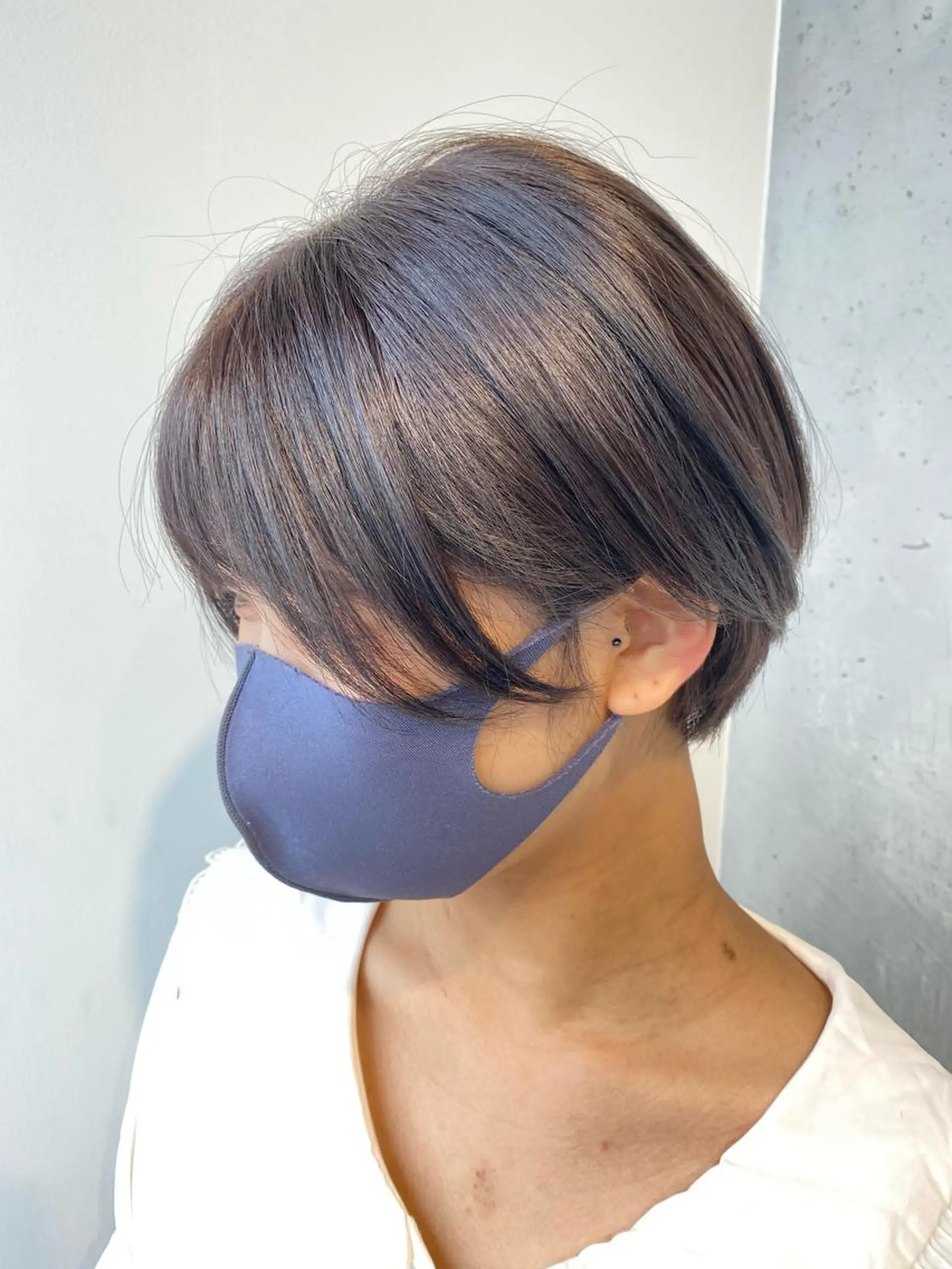 ショート カラー 【艶髪×韓国風】 毛流れ職人 RYOのヘアスタイル