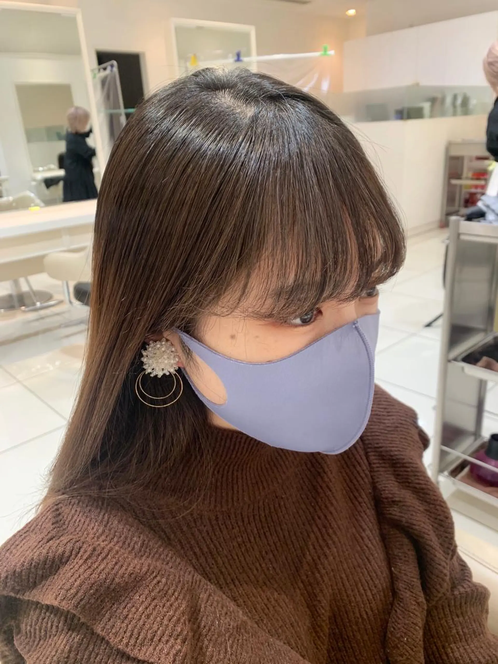 ロング パーマ 金澤 夏海のヘアスタイル