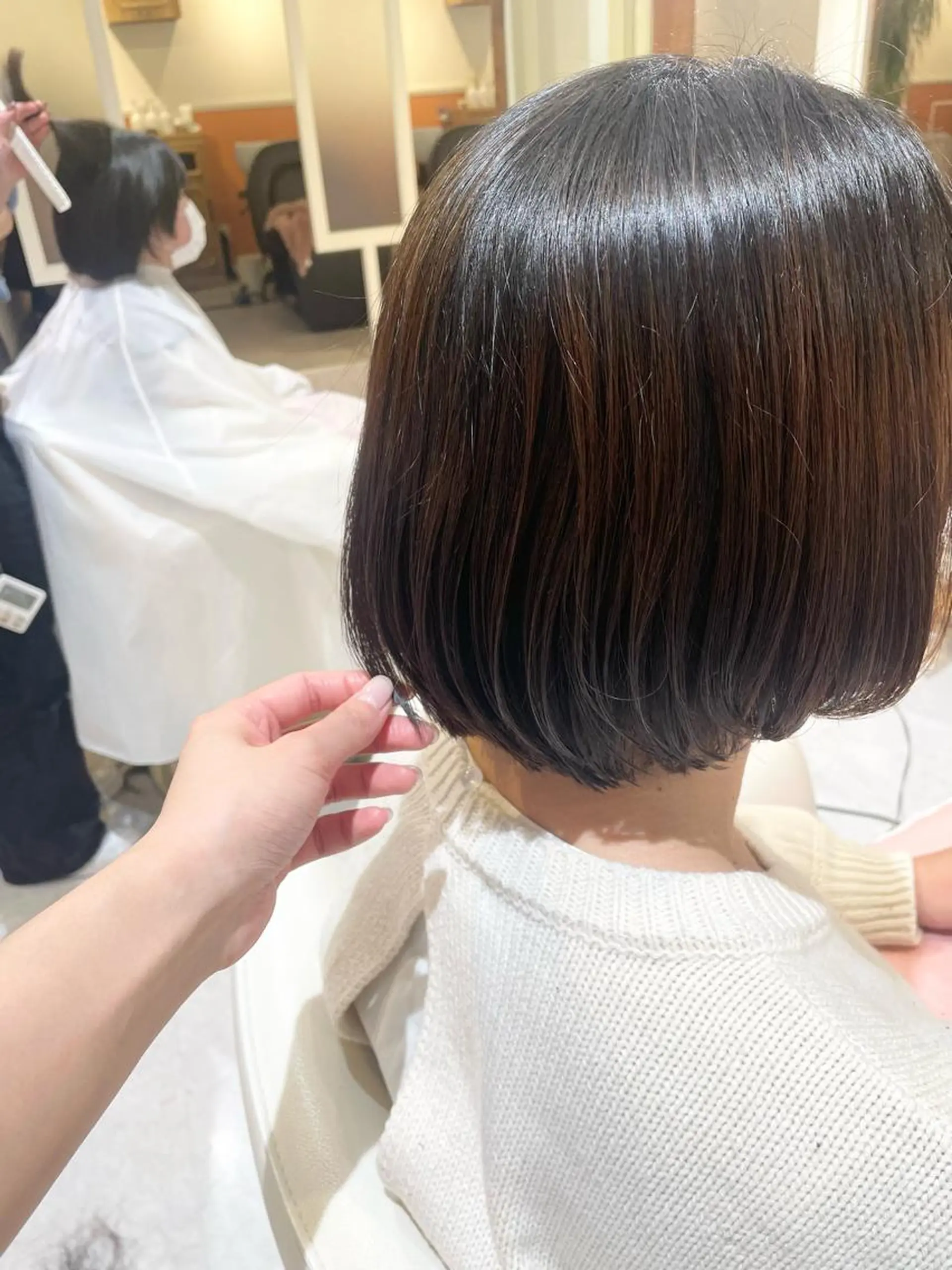 ショート ボブ カット 和田 真依のヘアスタイル