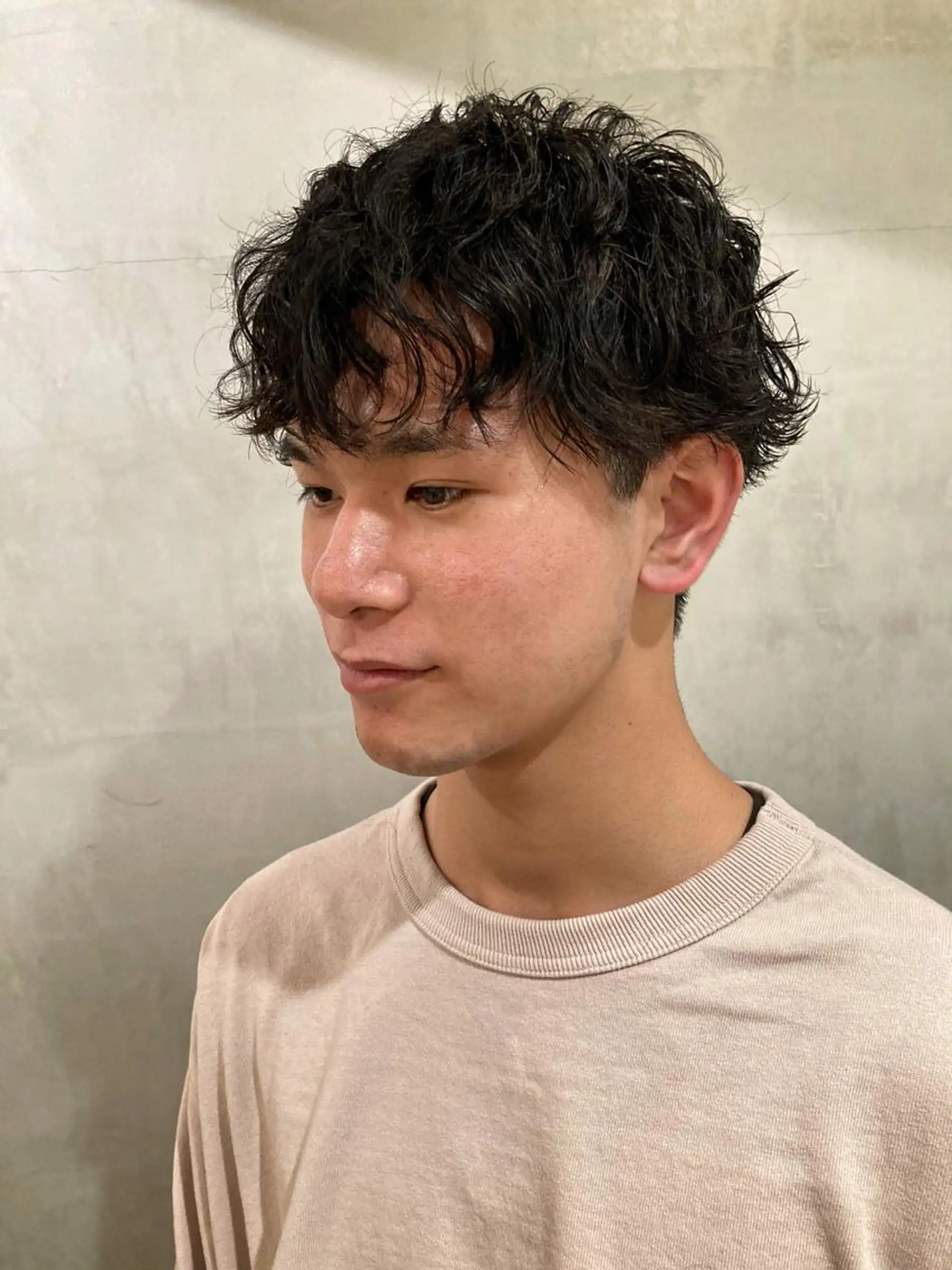 パーマ メンズ 🛑柔らか透明感 カラー🛑大谷のヘアスタイル