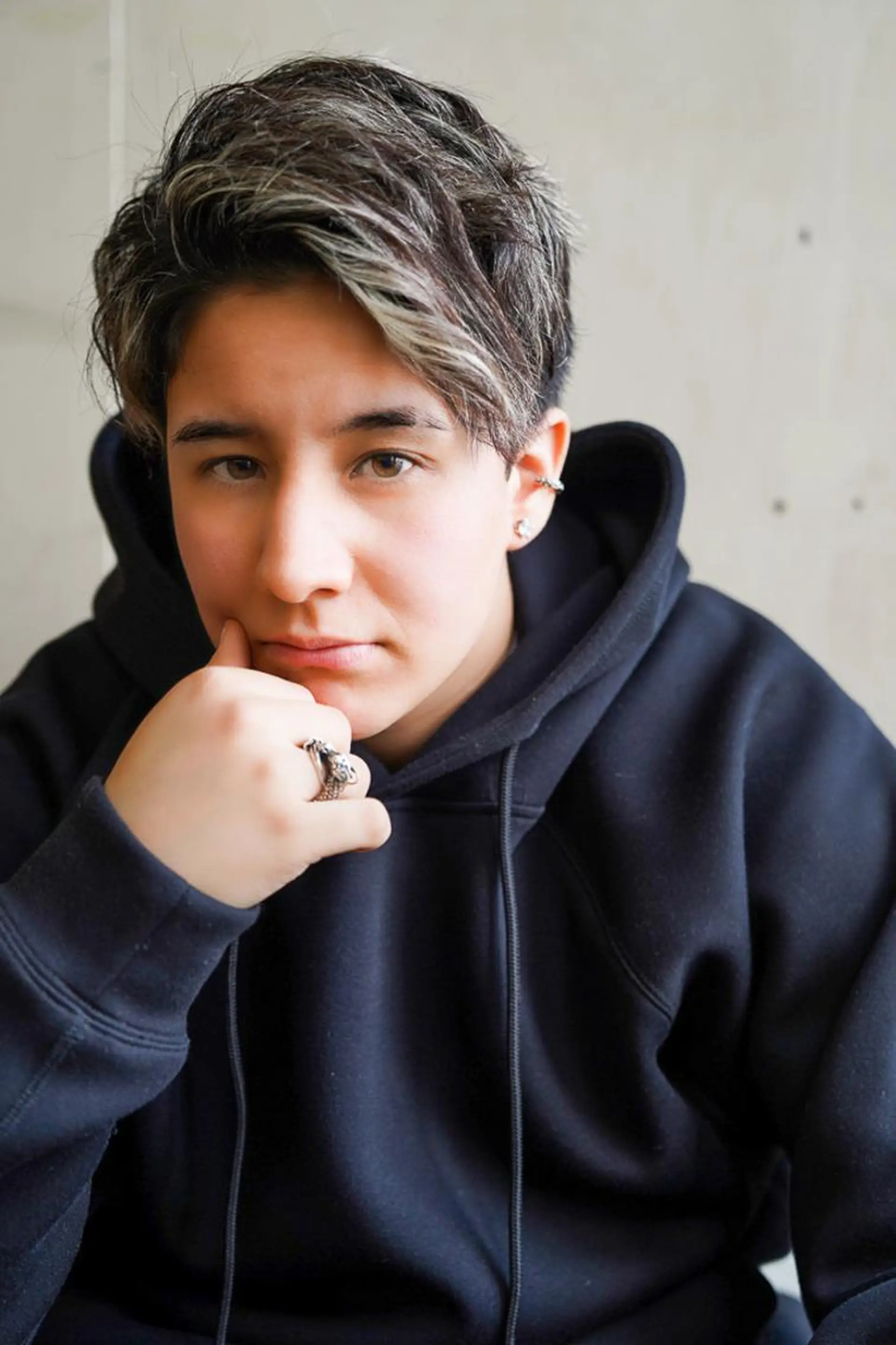 ショート カラー メンズ メンズブリーチ メンズハイライト メンズインナーカラー メンズ韓国風 アクアカラー Masena(マセナ)所属・表参道メンズヘア ✂︎Masena✂︎のヘアスタイル