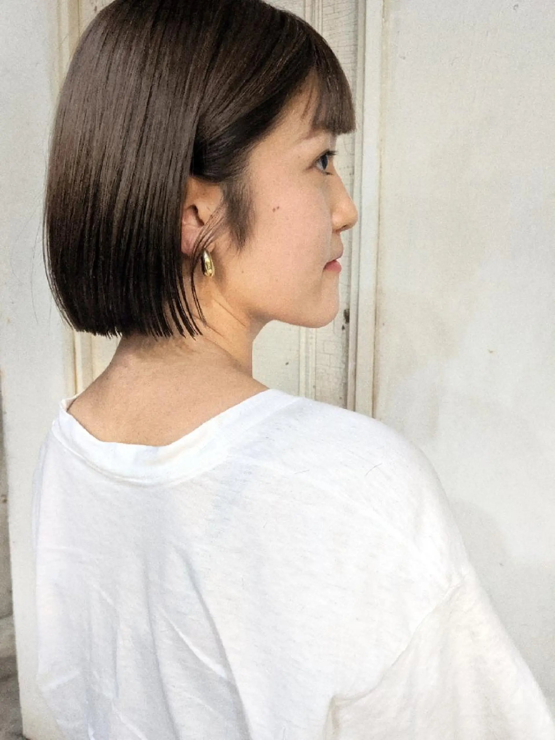 ショート ヘアアレンジ カラー ボブ 南堀江 möwen ( メーヴェ )所属・mowen RUIのヘアスタイル