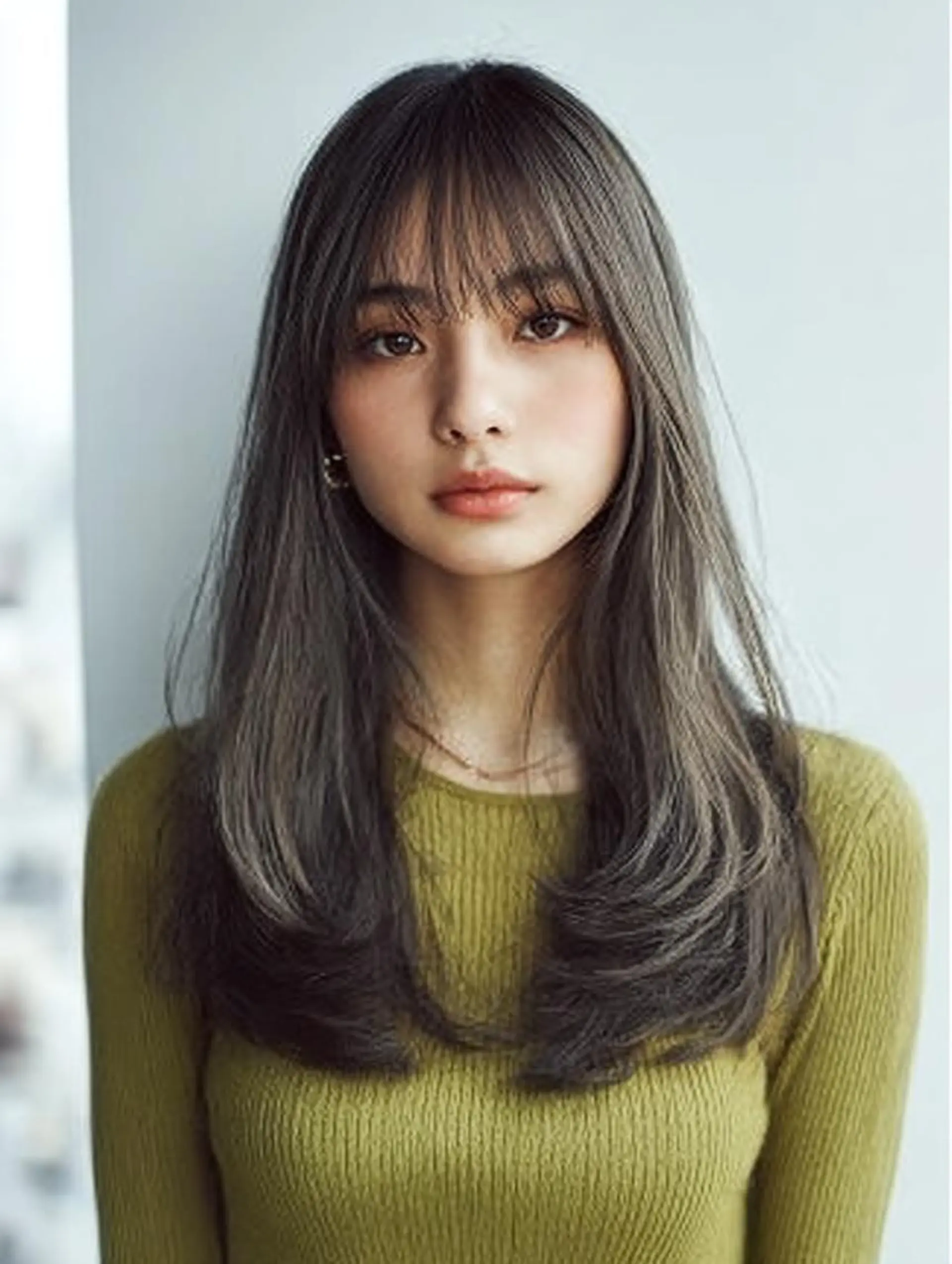 セミロング ハッシュカット 髪質改善 レイヤーカット 縮毛矯正 トリートメント カット ヘアカラー トリートメント 生艶髪＆レイヤー🔔 渋谷お薦めNo.1✨のヘアスタイル