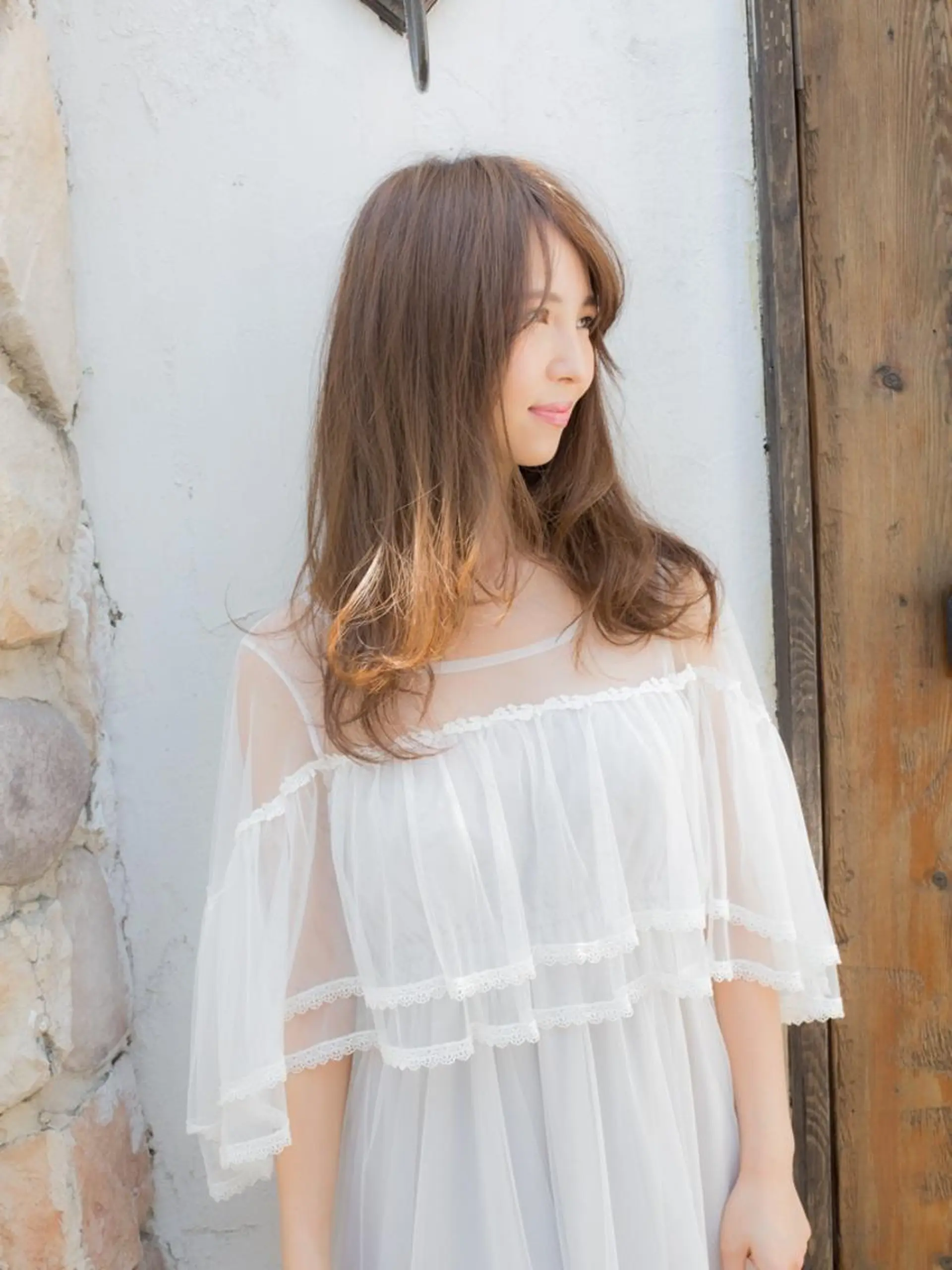 ロング ヘアカラー トリートメント INCE HAIR 竹牟礼翔のヘアスタイル