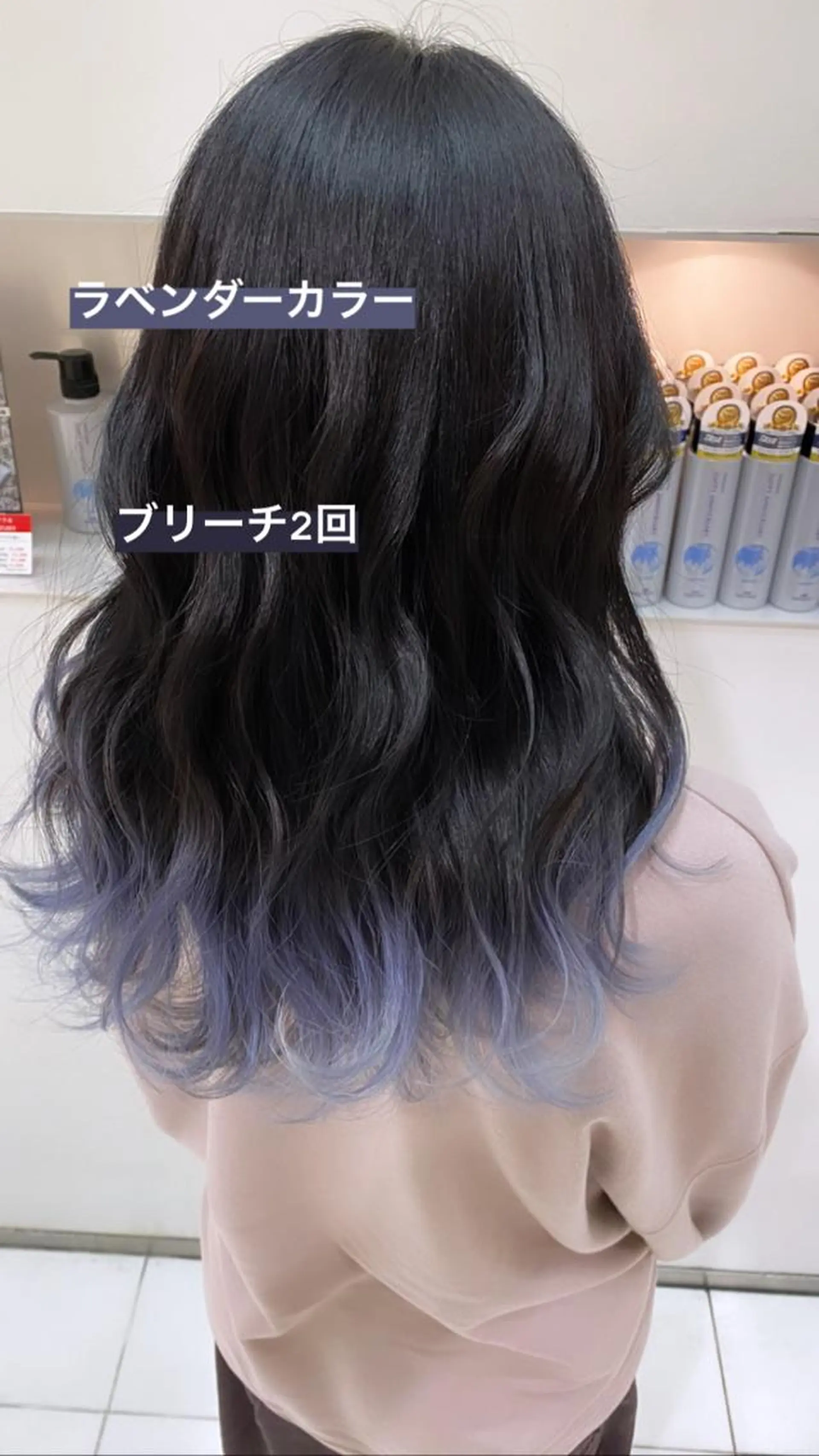 ロング カラー ラベンダーカラー tetote天王寺店所属・SHOTA 大人ショートのヘアスタイル