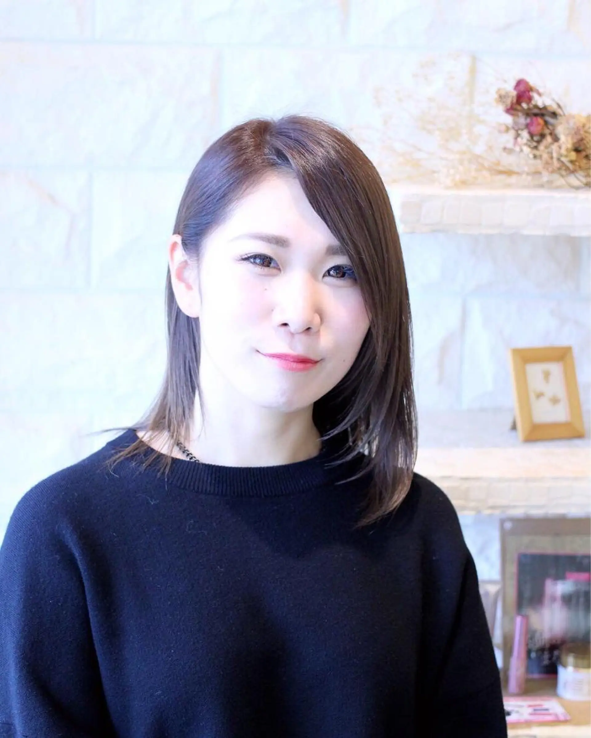 セミロング カラー カット ヘアカラー 土居 正季のヘアスタイル