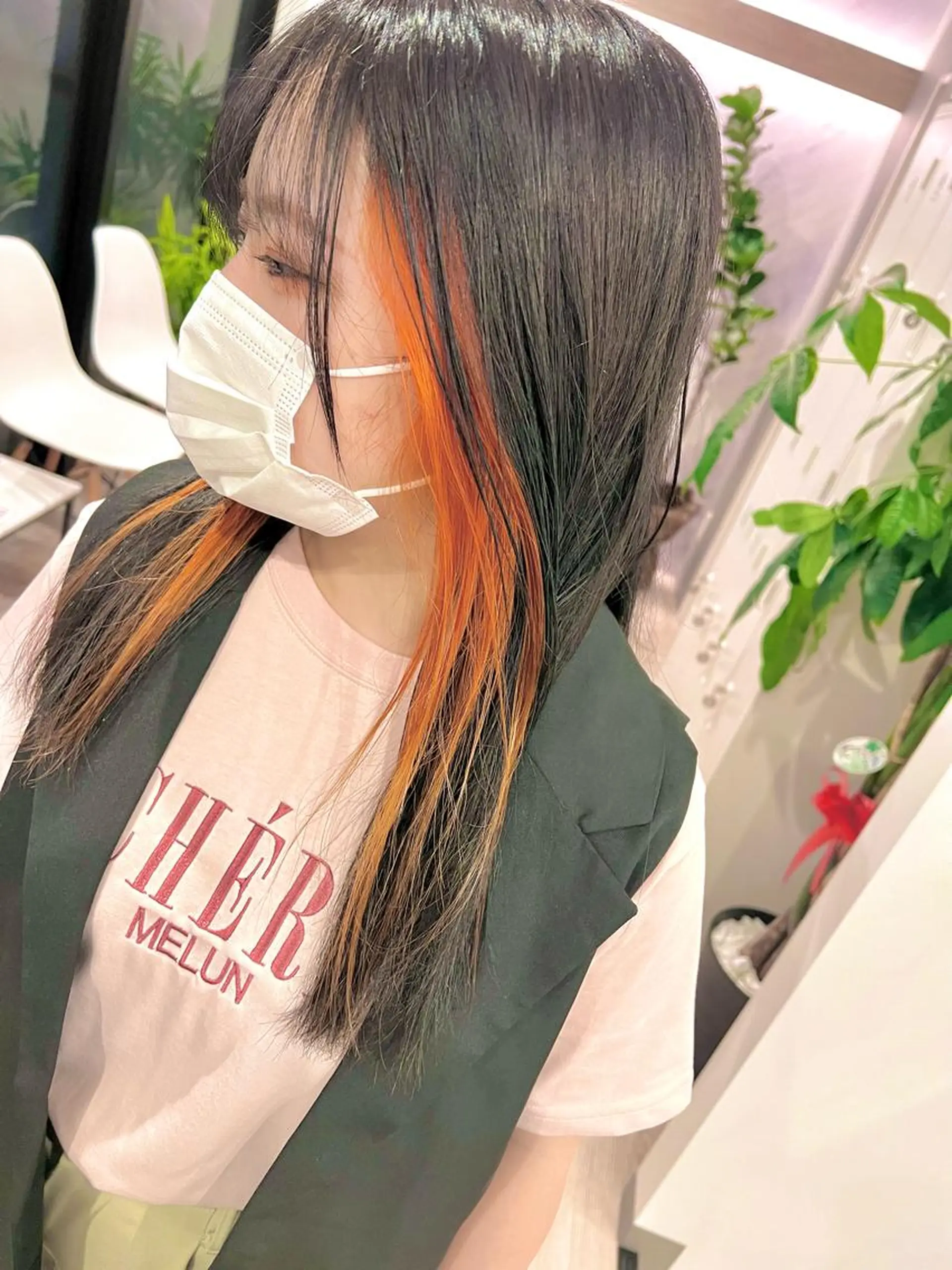 ミディアム カット ヘアカラー トリートメント ブリーチ毛に縮毛矯正 ✨カラー✨山田 正幸のヘアスタイル