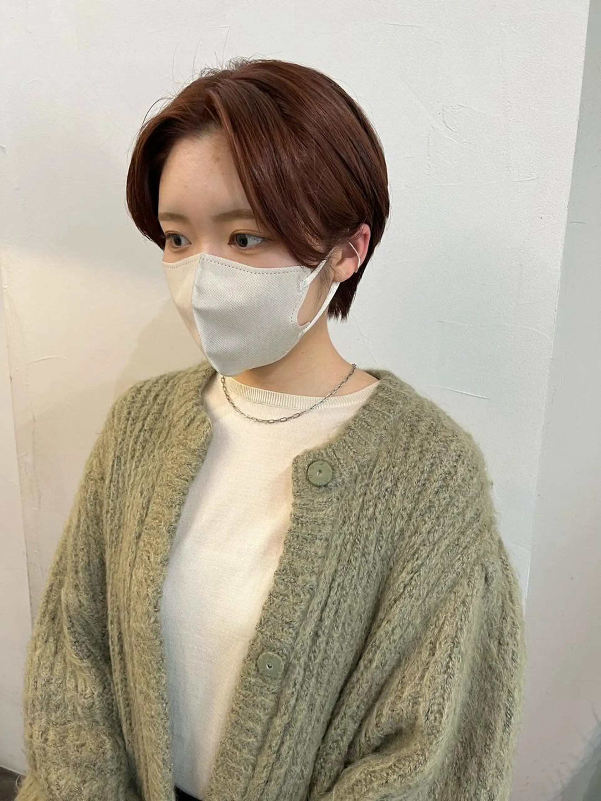 ショート カラー ハンサムショート ショートヘア カット トリートメント 千葉 郁也のヘアスタイル