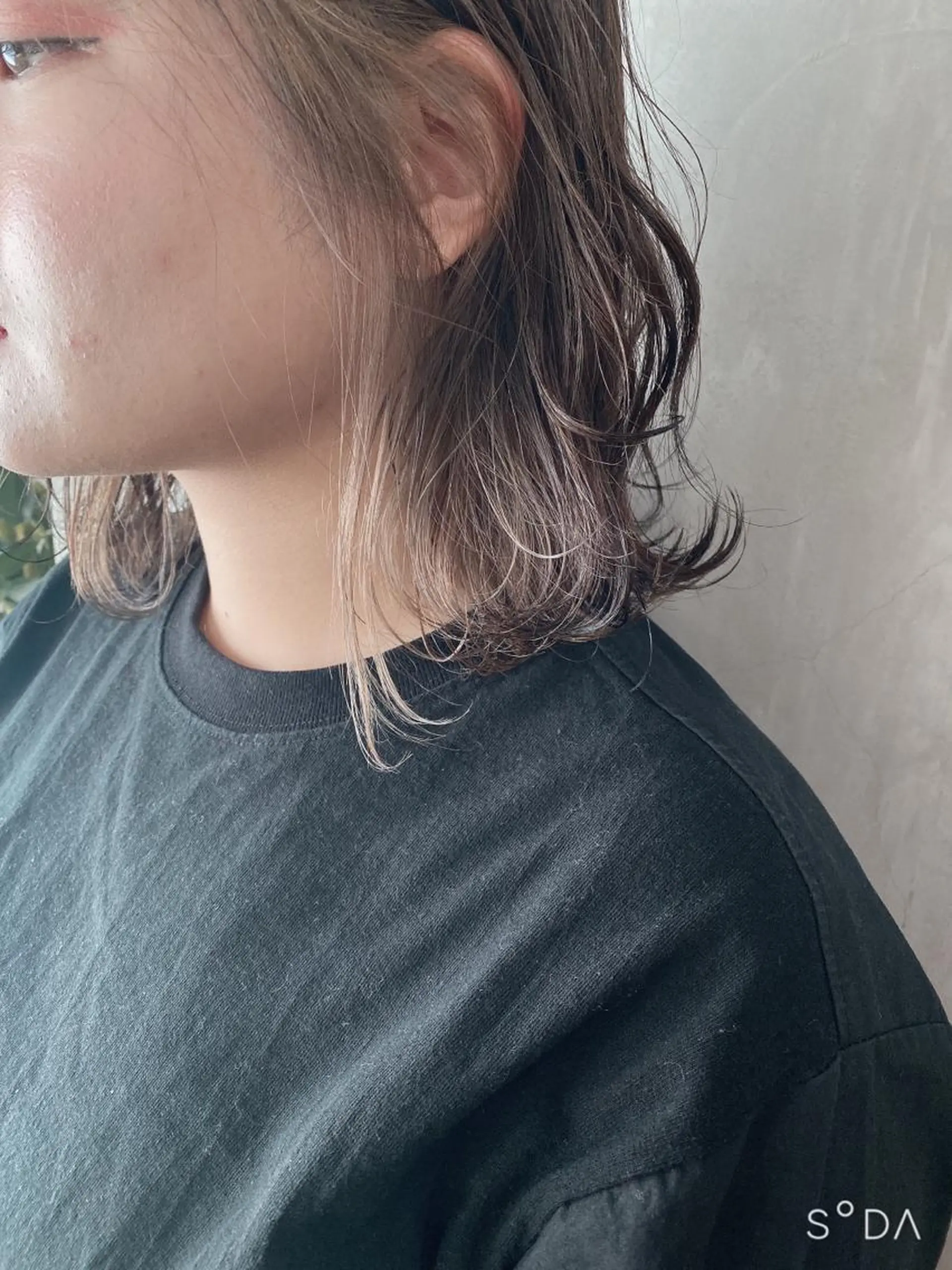 ショート カラー ヘアアレンジ グレージュ ボブ stylist/蛯谷 珠里のヘアスタイル