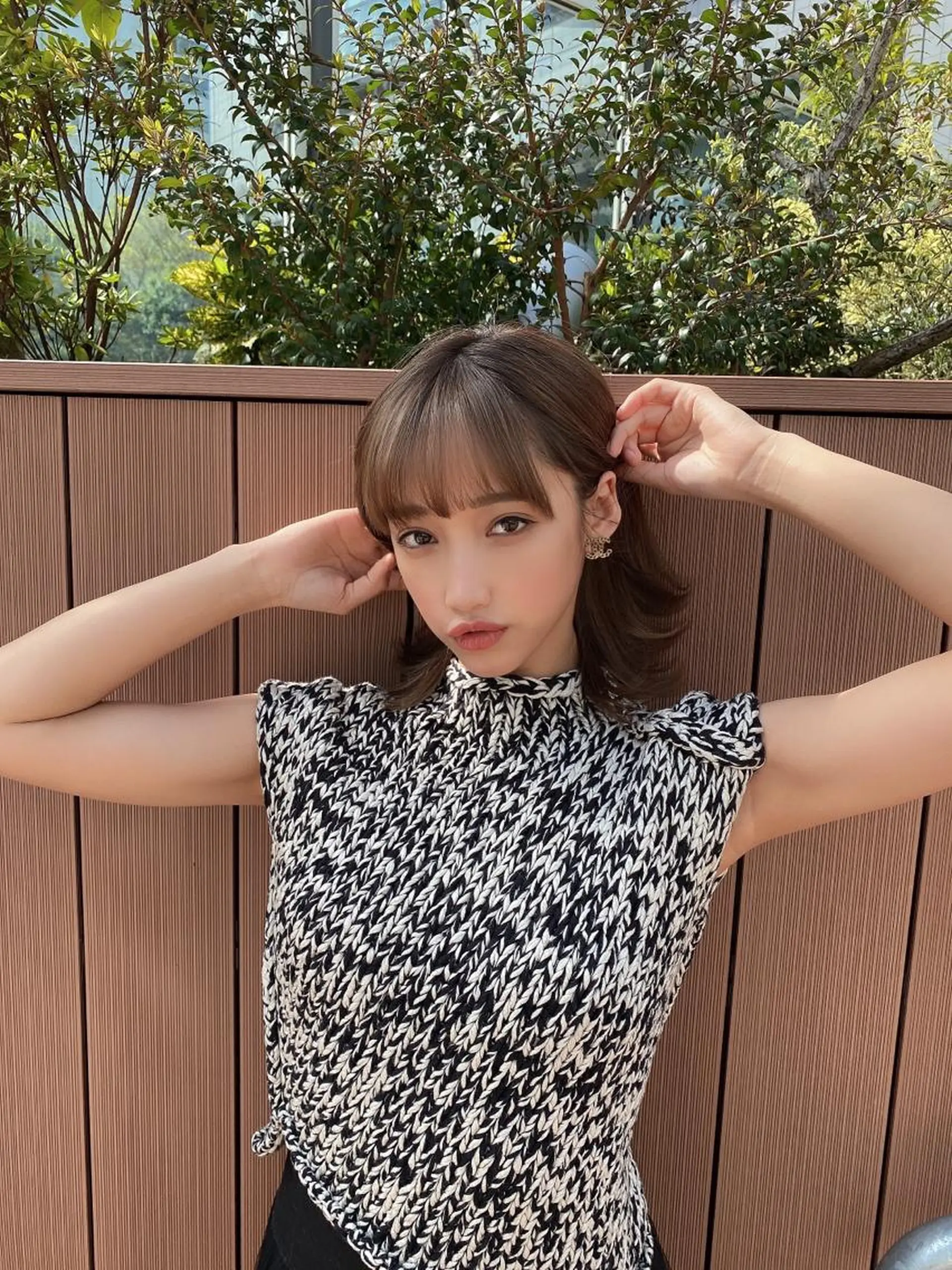 ミディアム カラー 女性が憧れる ショート/角田愛和のヘアスタイル