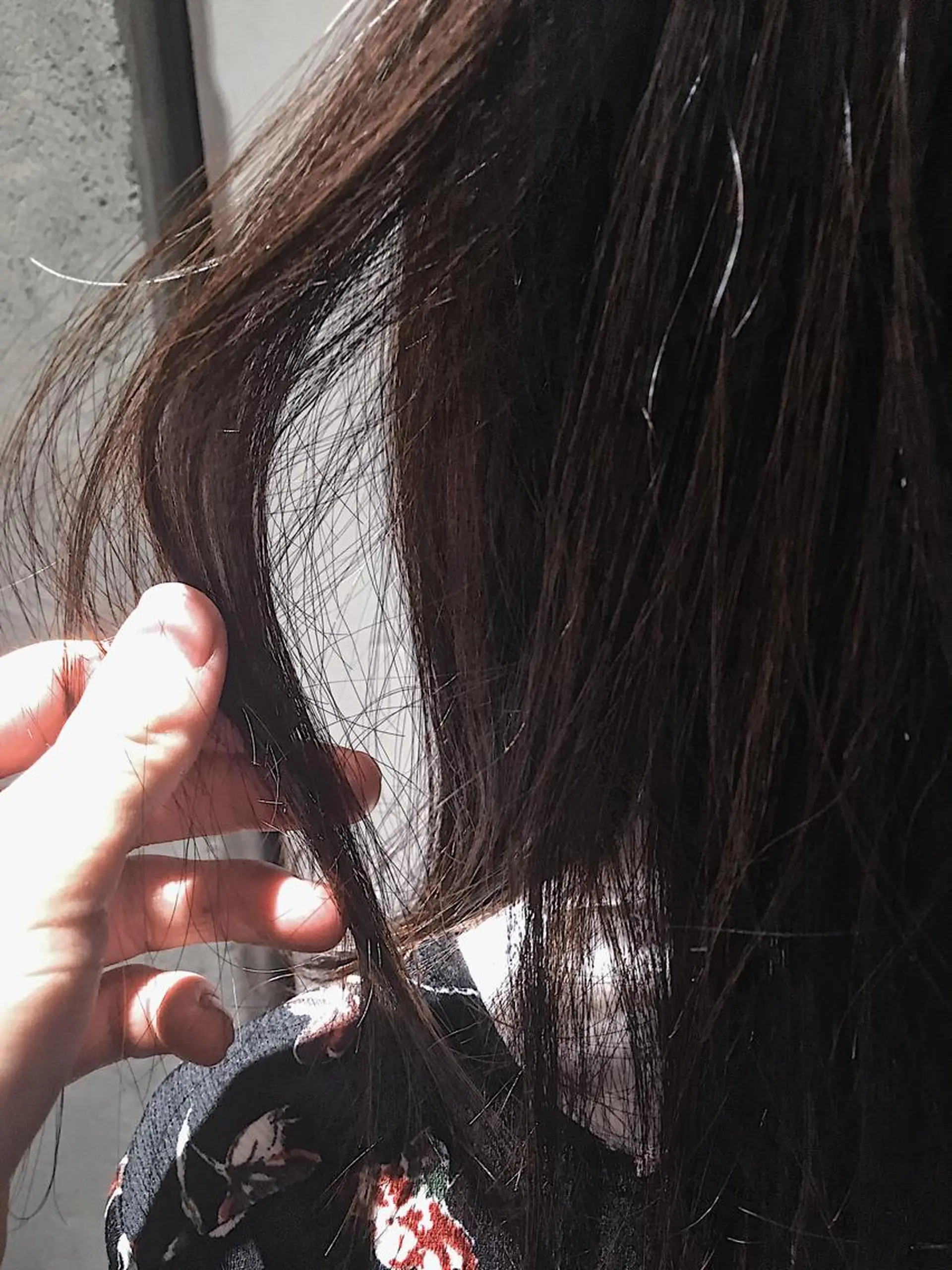 セミロング カラー ダークグレー ダークグレージュ グレージュ 鎌田卓也/髪質改善 /透明感カラーのヘアスタイル