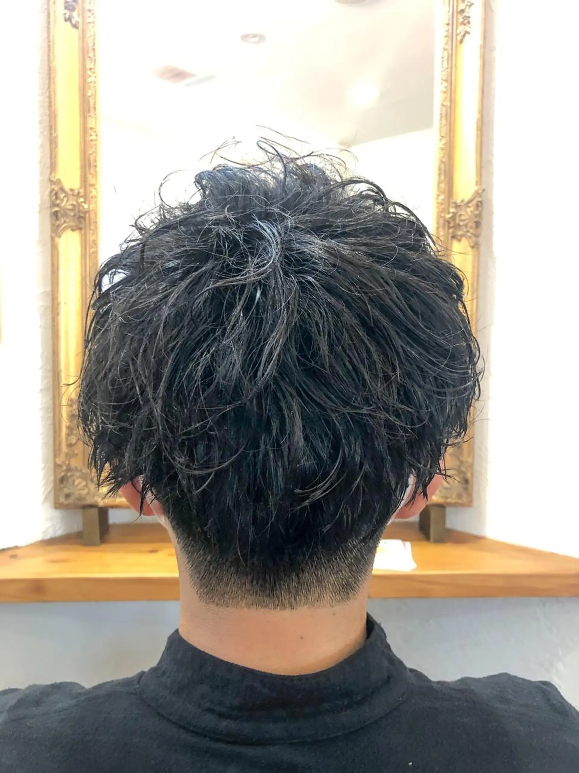 パーマ メンズ カット パーマ ヘッドスパ 正田 美帆のヘアスタイル