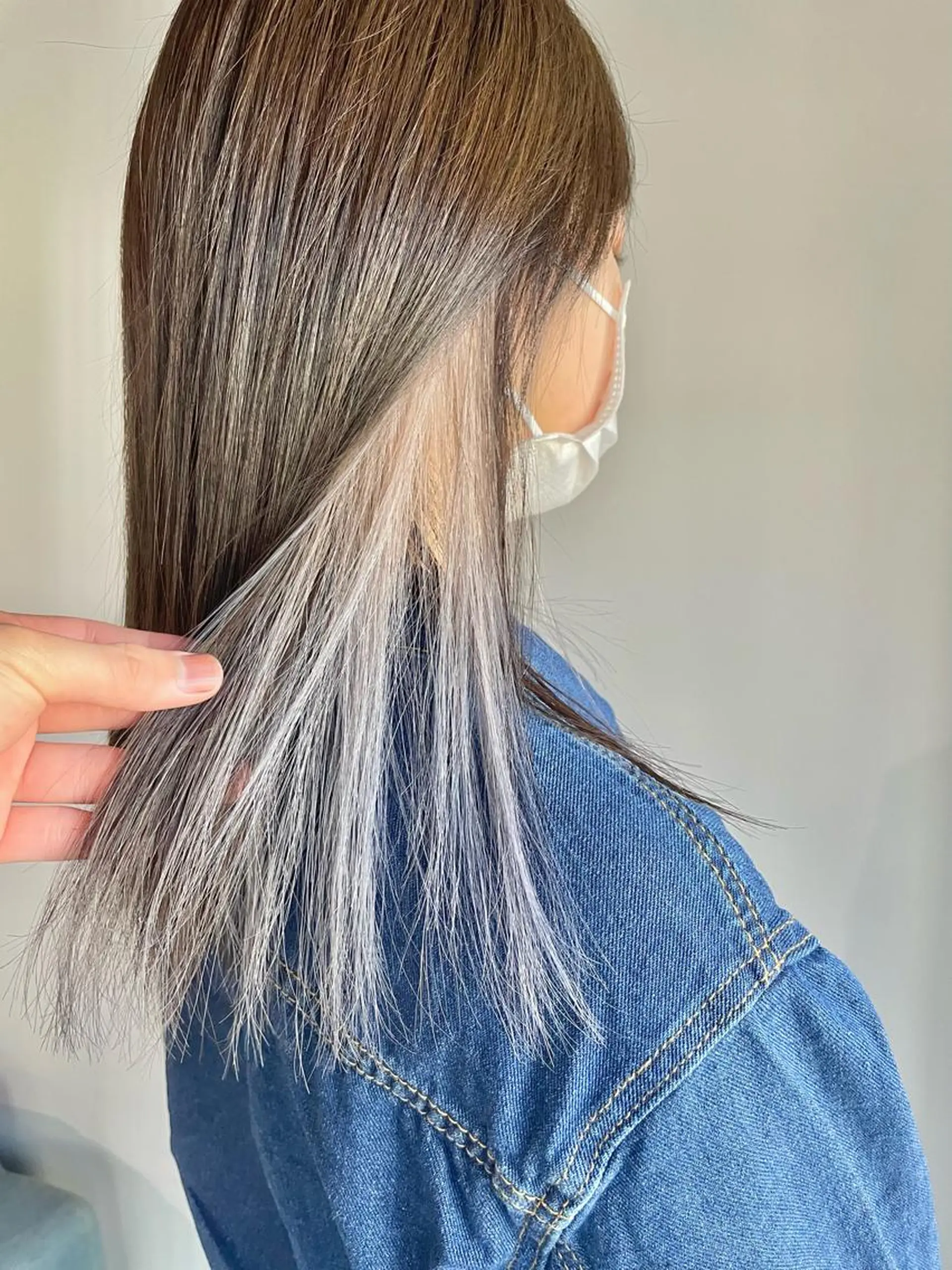 ミディアム カラー ベージュカラー インナーカラー ボブ ボブインナー La fith hair ray所属・メンズ/パーマ/ ブリーチ/KAITOのヘアスタイル