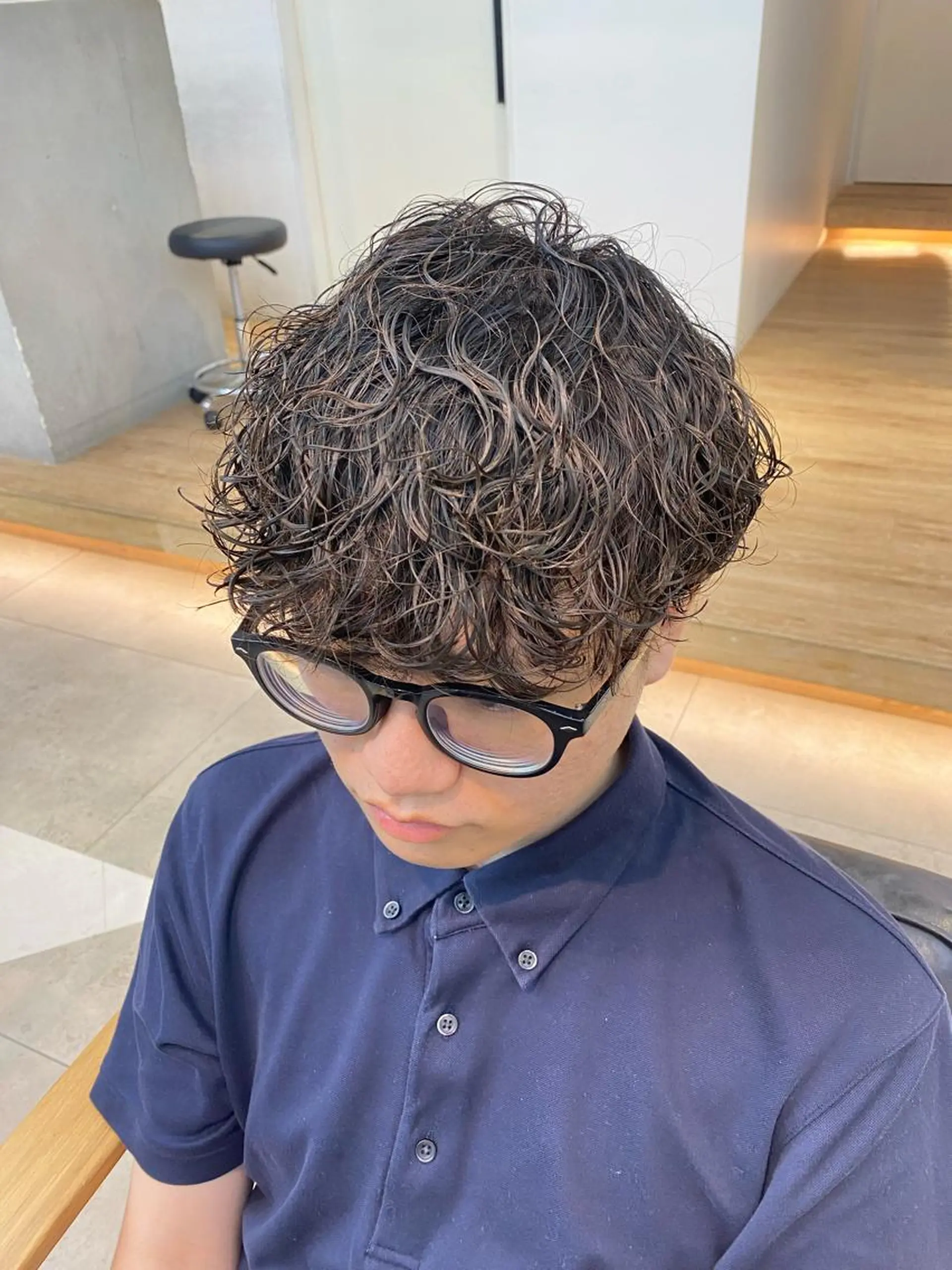 パーマ メンズ 新宿【メンズパーマ】 塩澤太一のヘアスタイル