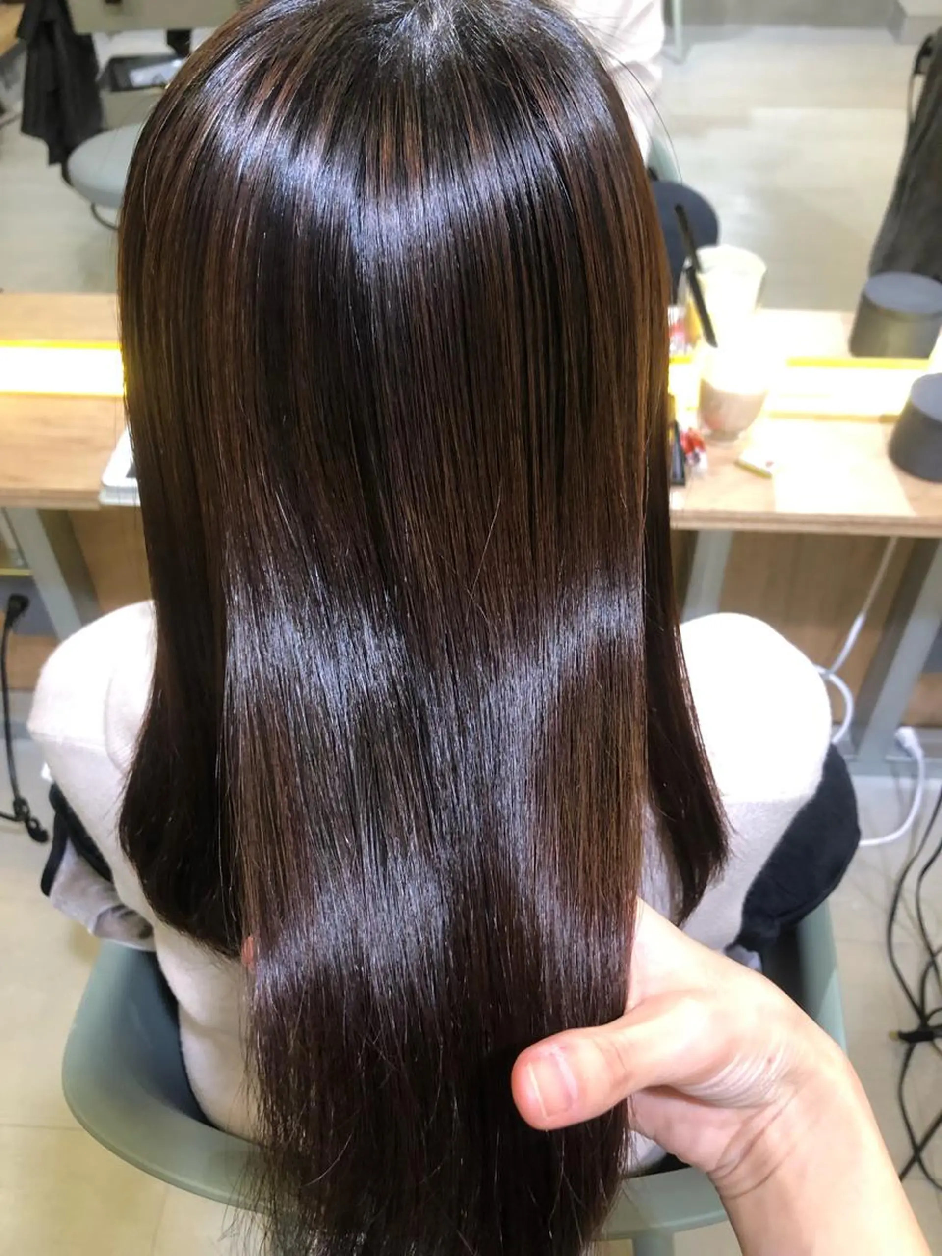 ロング 青木 ありさのヘアスタイル