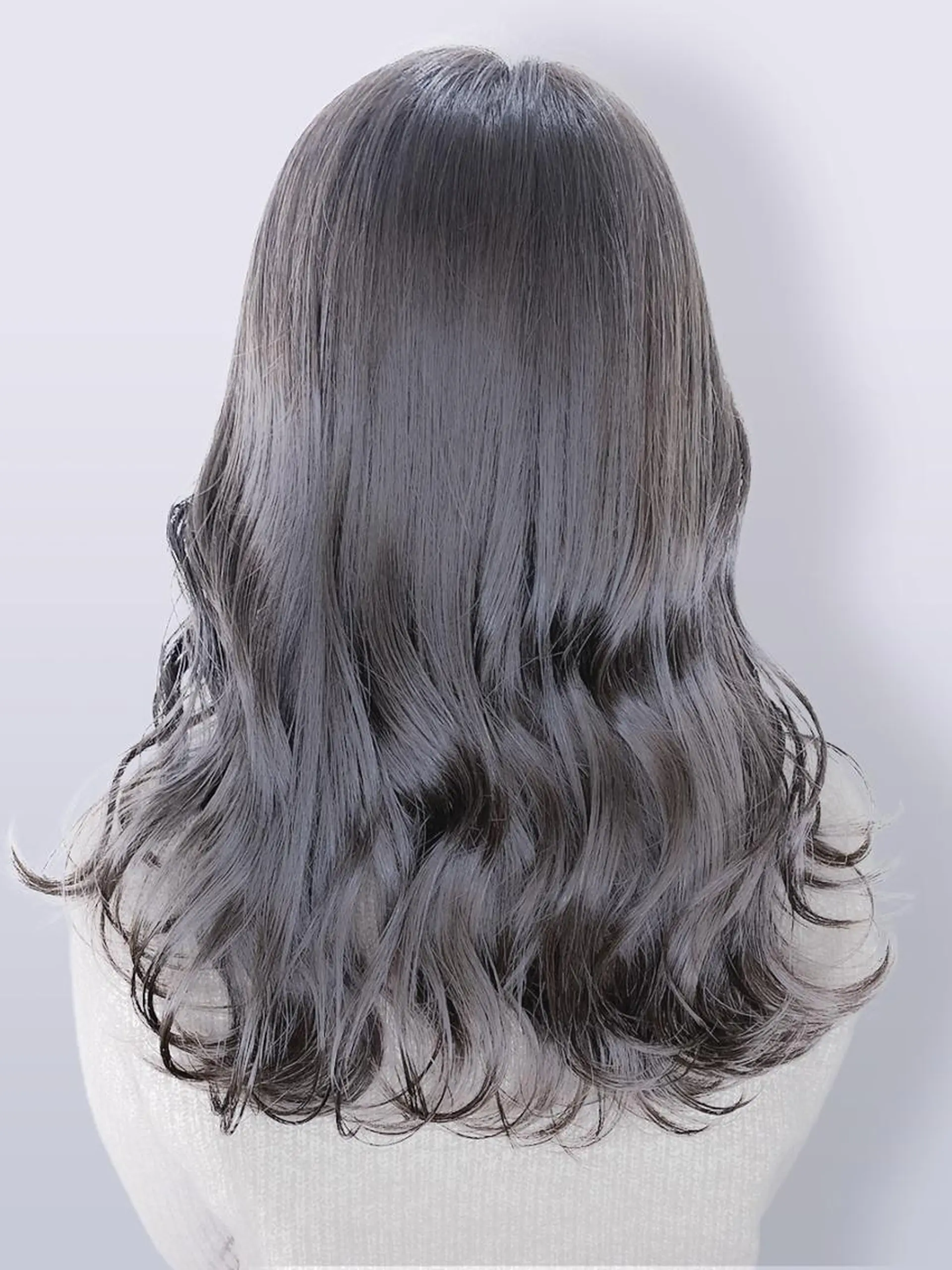 ロング カラー ブリーチ 透明感カラー グレージュ ブリーチなしカラー 顔まわりレイヤー カット ヘアカラー トリートメント グレージュカラー✨ 藤生 和宏のヘアスタイル