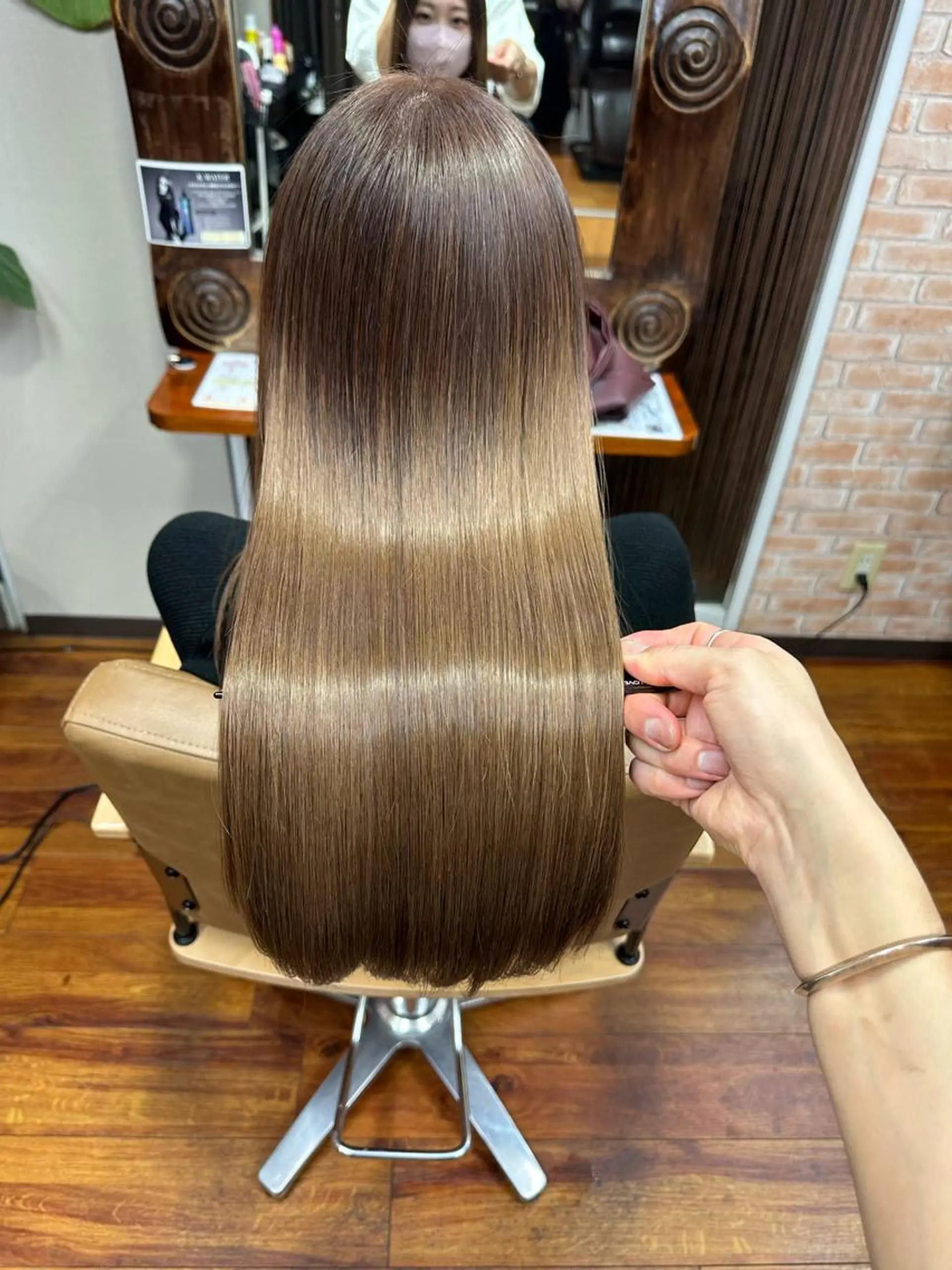 ロング くせ毛 縮毛矯正 縮毛矯正 ✨美髪矯正&ショート の小林✨のヘアスタイル