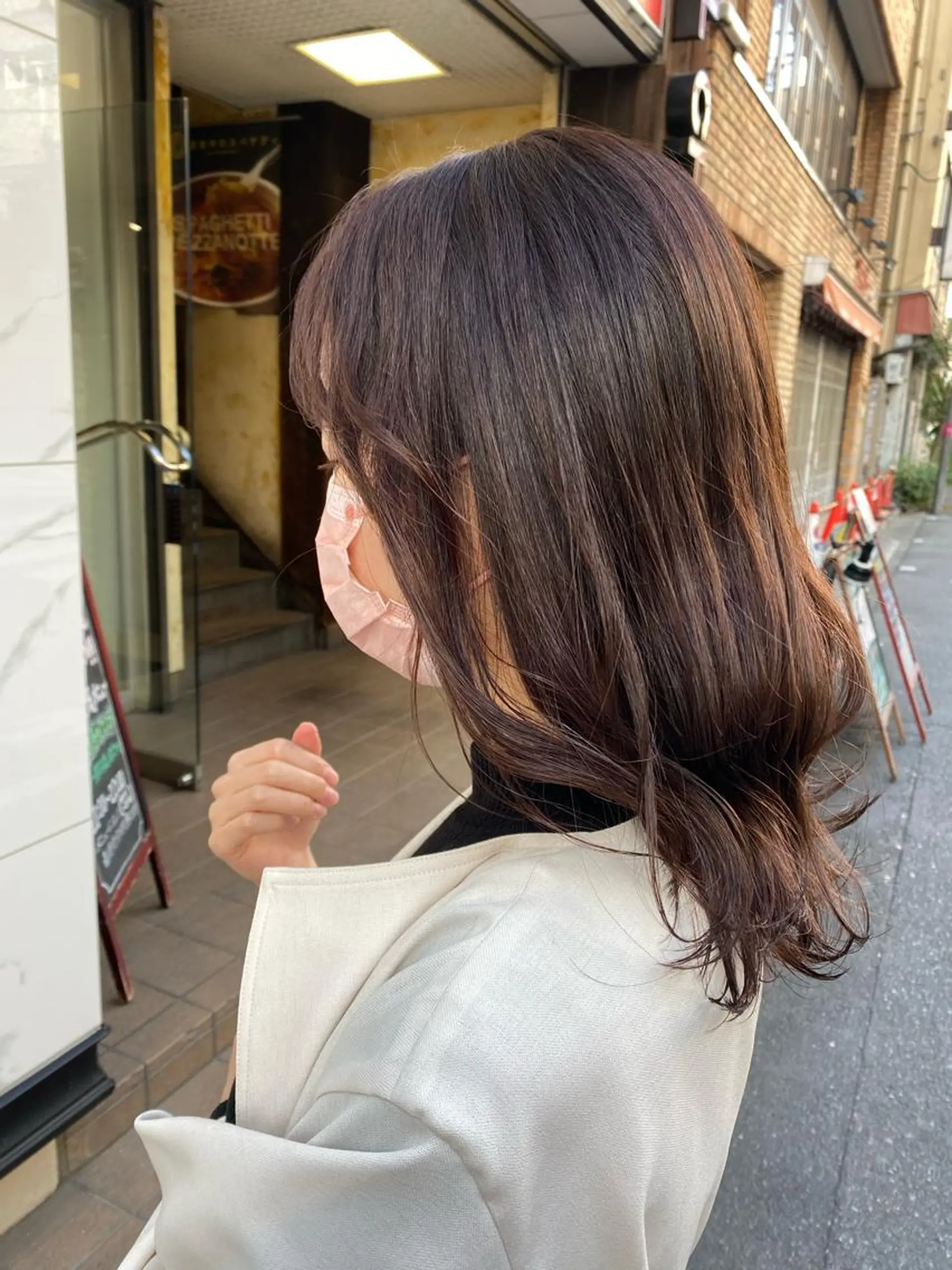 ミディアム カラー 増子 祐太朗のヘアスタイル