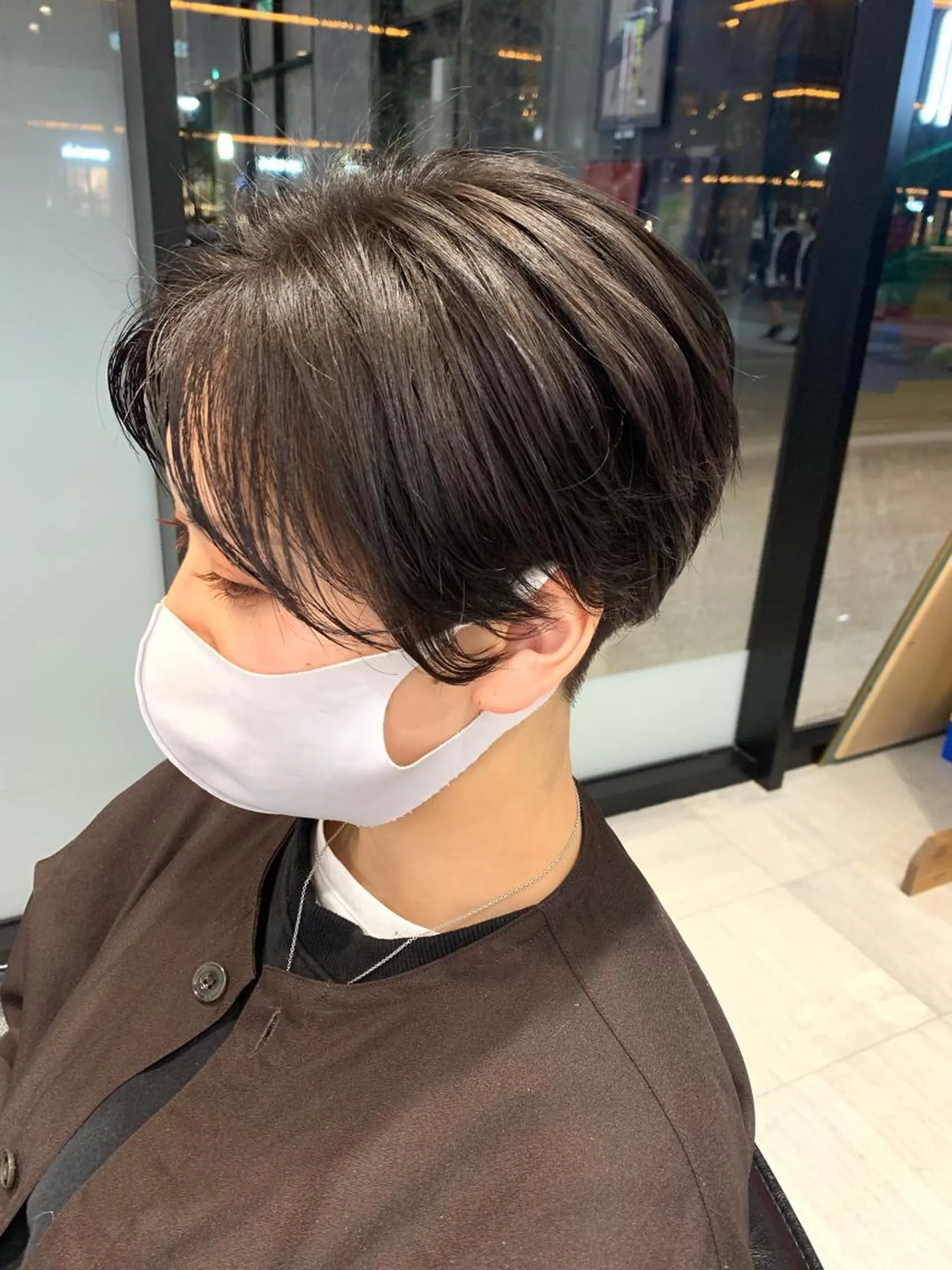 ショート カラー ヘアアレンジ カット 金森 斗夢のヘアスタイル