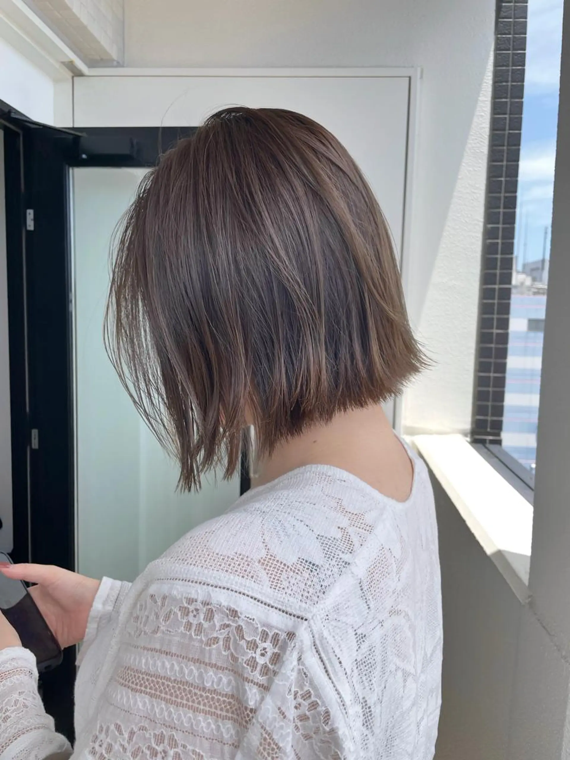 ショート ボブ 外ハネヘア カット トリートメント ヘアセット メンズ特化 パーマ/オザワのヘアスタイル