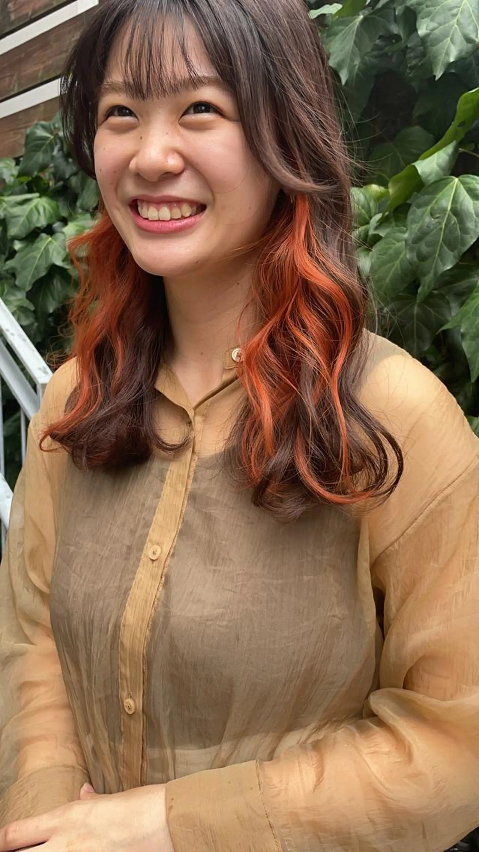 ロング レイヤーカット/ 透明感カラーmikuのヘアスタイル