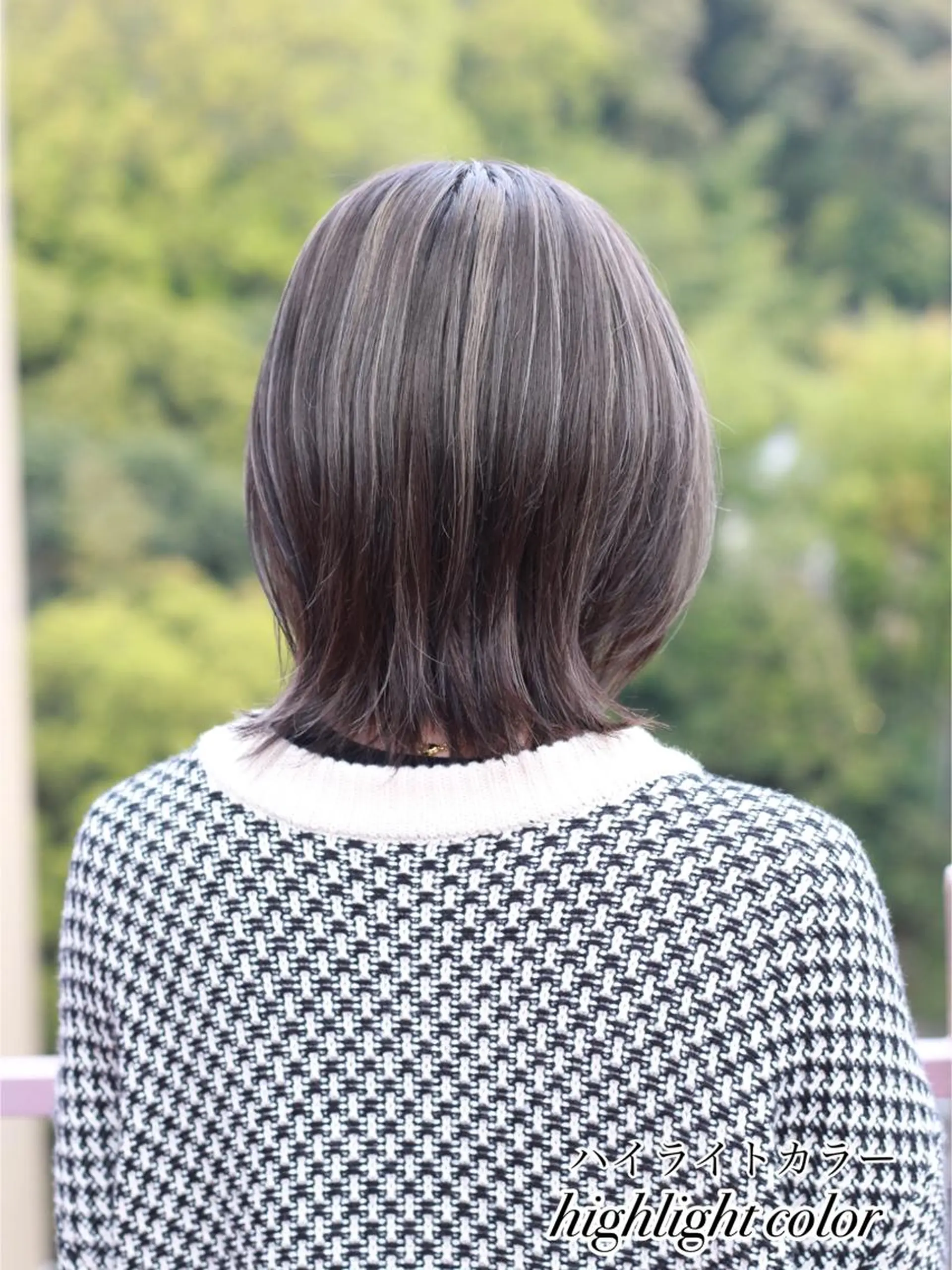 ミディアム カラー ハイライトカラー ハイライト ヘアカラー Viage （ビアージュ）のヘアスタイル