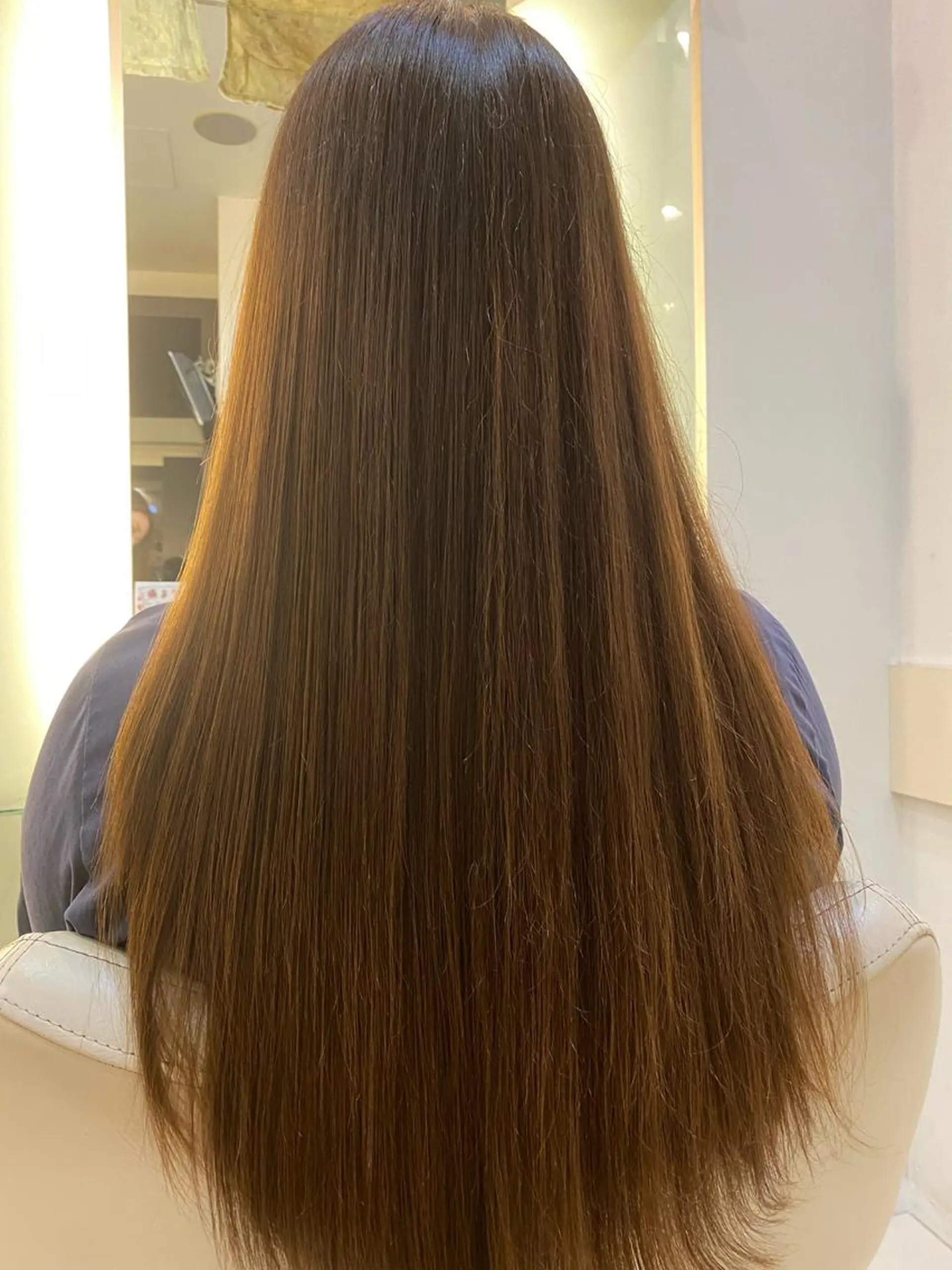 ロング たけだゆめ ダブルカラーのヘアスタイル