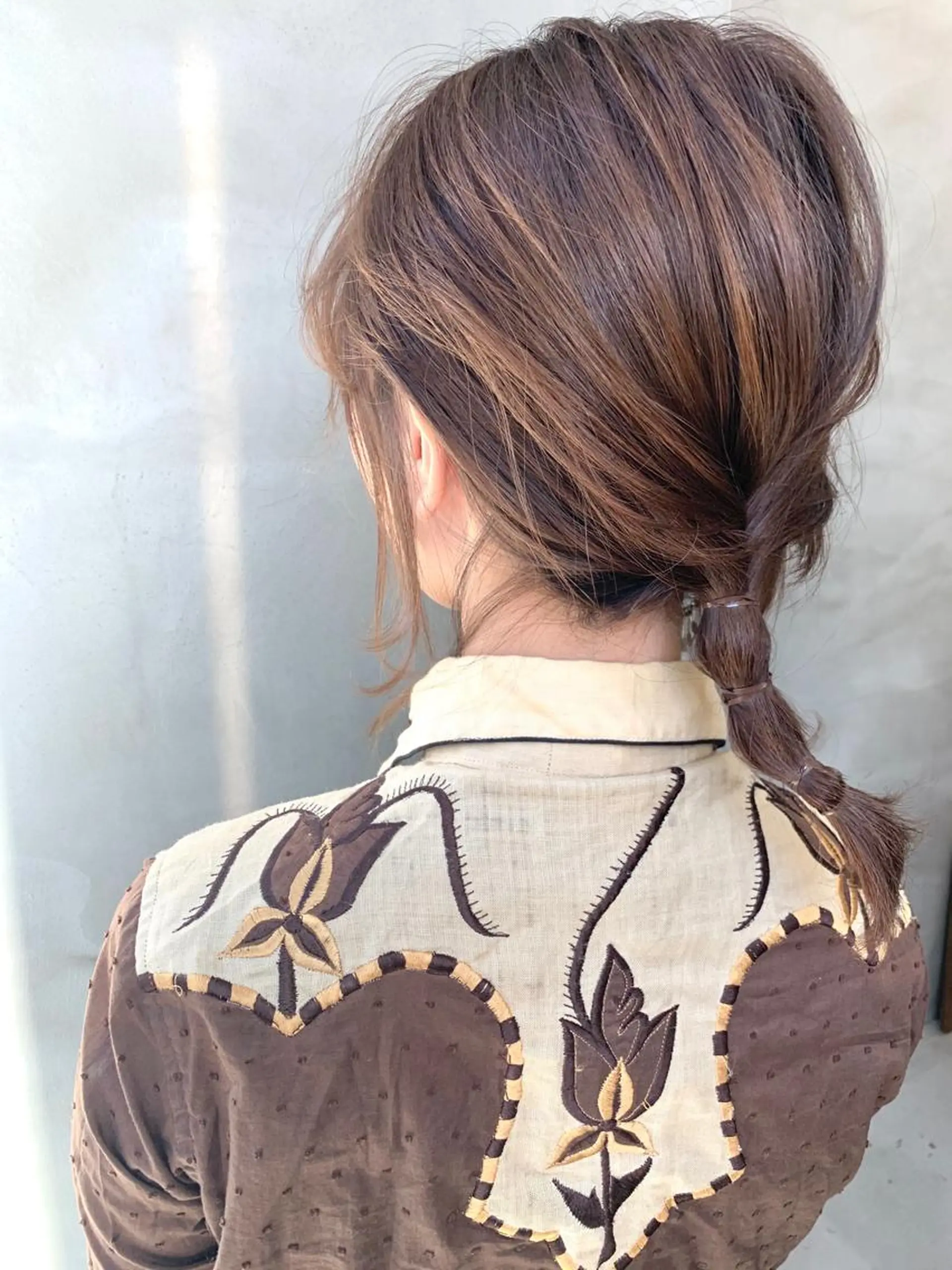 ミディアム カラー ブームボックス所属・🐝ハイトーンカラー hachi🐝のヘアスタイル