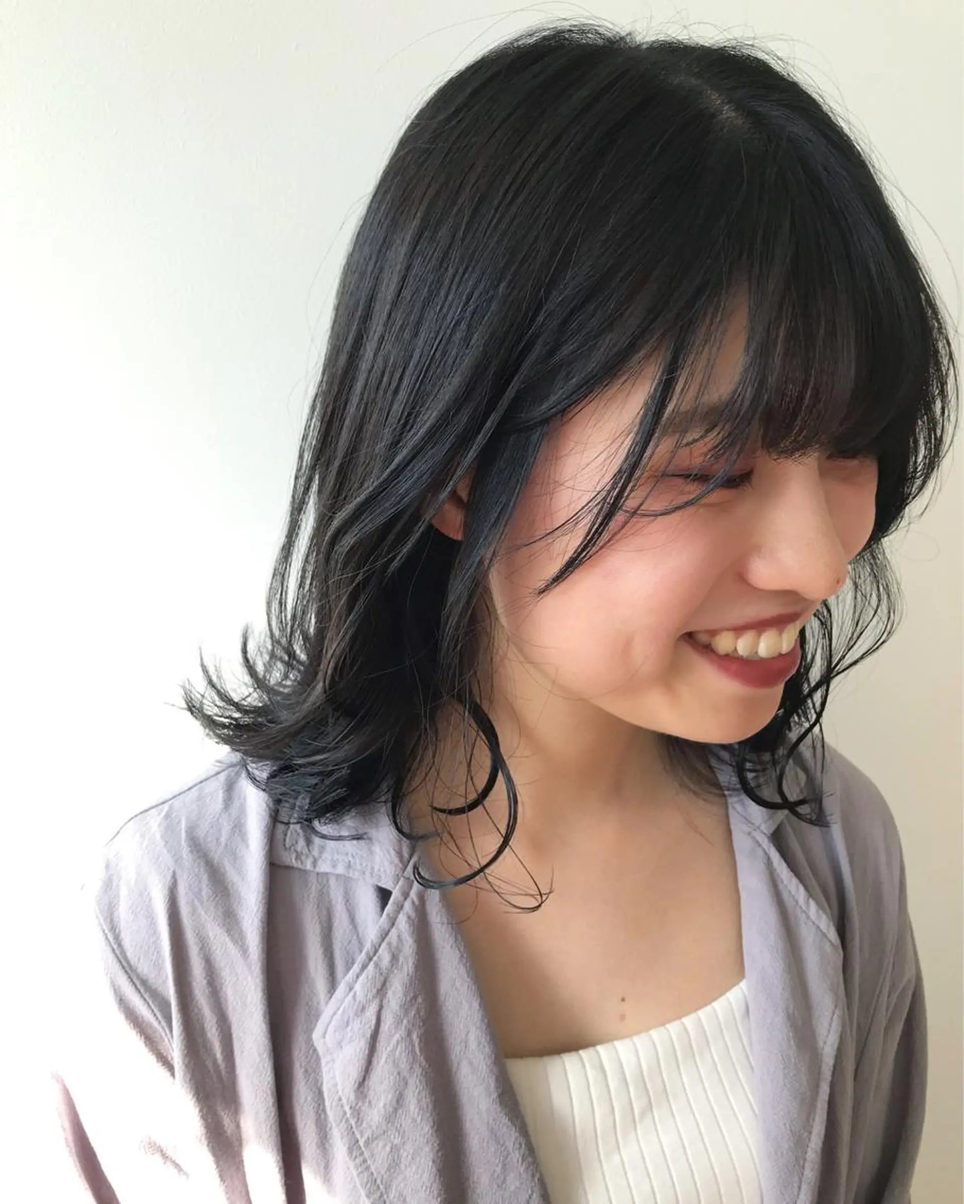 カラー nono/パーマ /顔まわりカット🐈のヘアスタイル