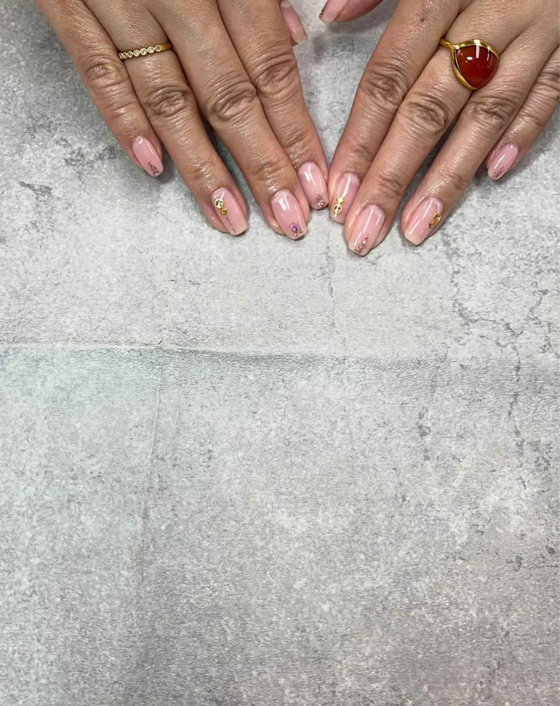 ネイル ワンカラーネイル ピンク FASTNAIL PLUS 新宿店のネイルデザイン