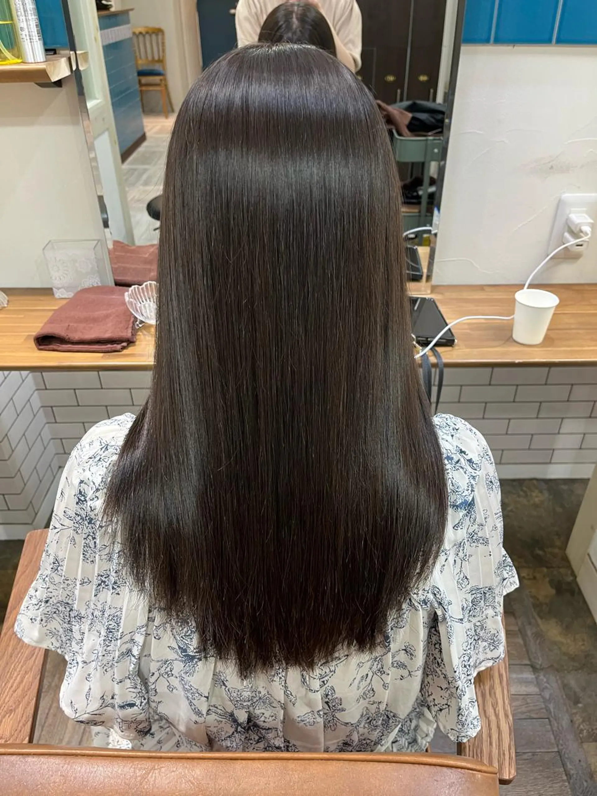 ロング 上野御徒町　ヘッドスパ&髪質改善専門店　relaspa所属・上野ヘッドスパ& 髪質改善　大出のヘアスタイル