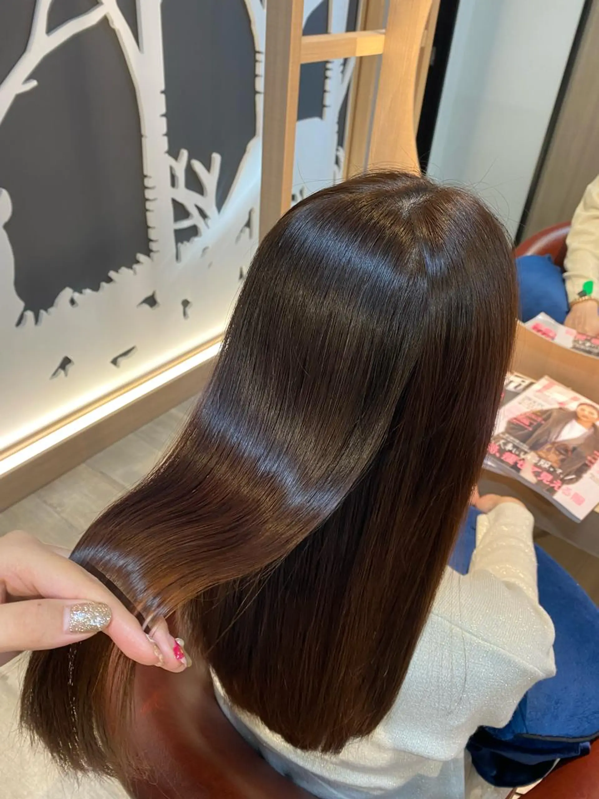 ロング トリートメント LONESS GINZA所属・FUJIIKANON /ケア‪透明感カラーのヘアスタイル