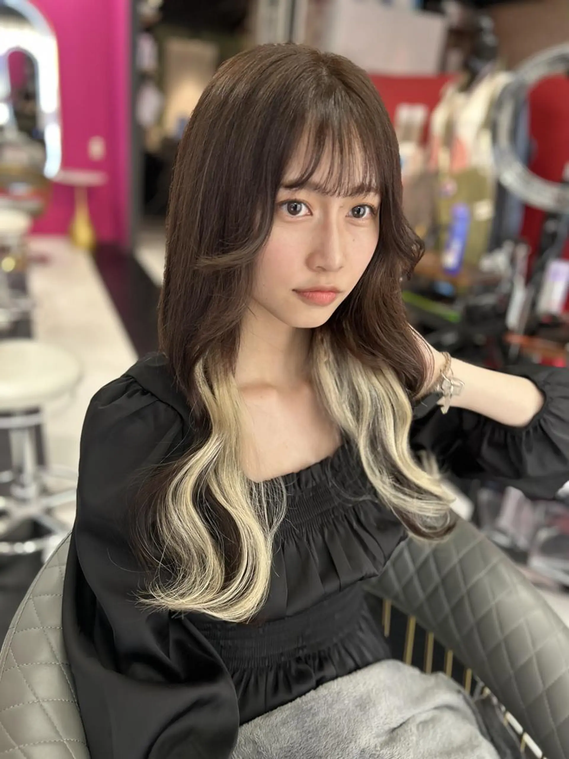 ロング Reflet 新宿/プルエクステのヘアスタイル