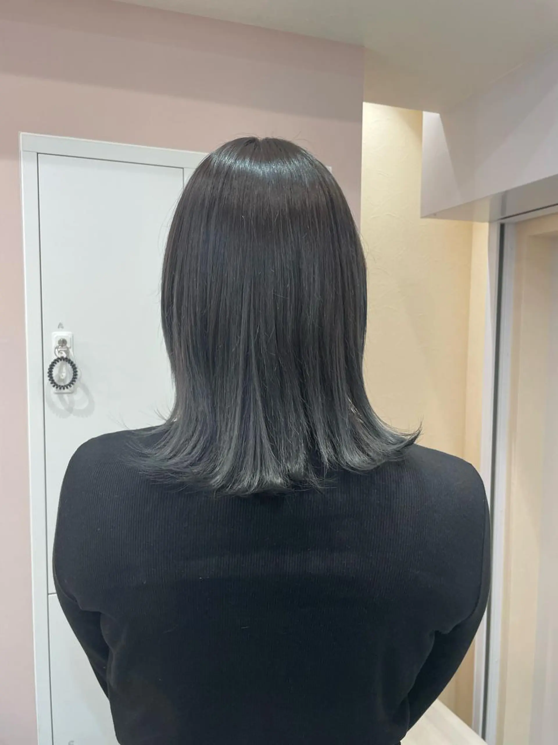 ミディアム カット ヘアカラー トリートメント ヘッドスパ マホ/日吉/髪質改善 /レイヤー/ガーリーのヘアスタイル