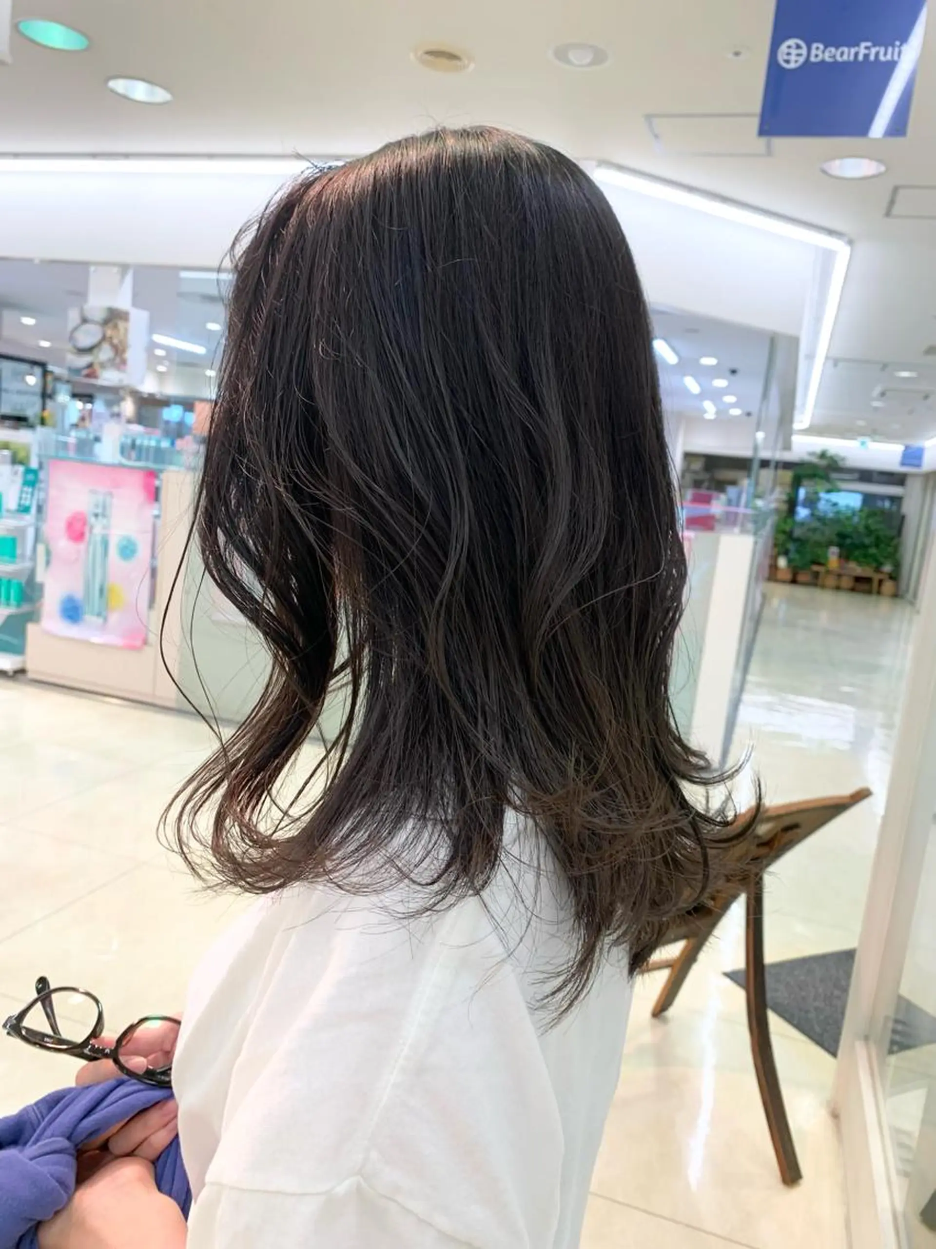 ミディアム カラー 似合わせカラー/艶 髪質改善/ヨシザキのヘアスタイル