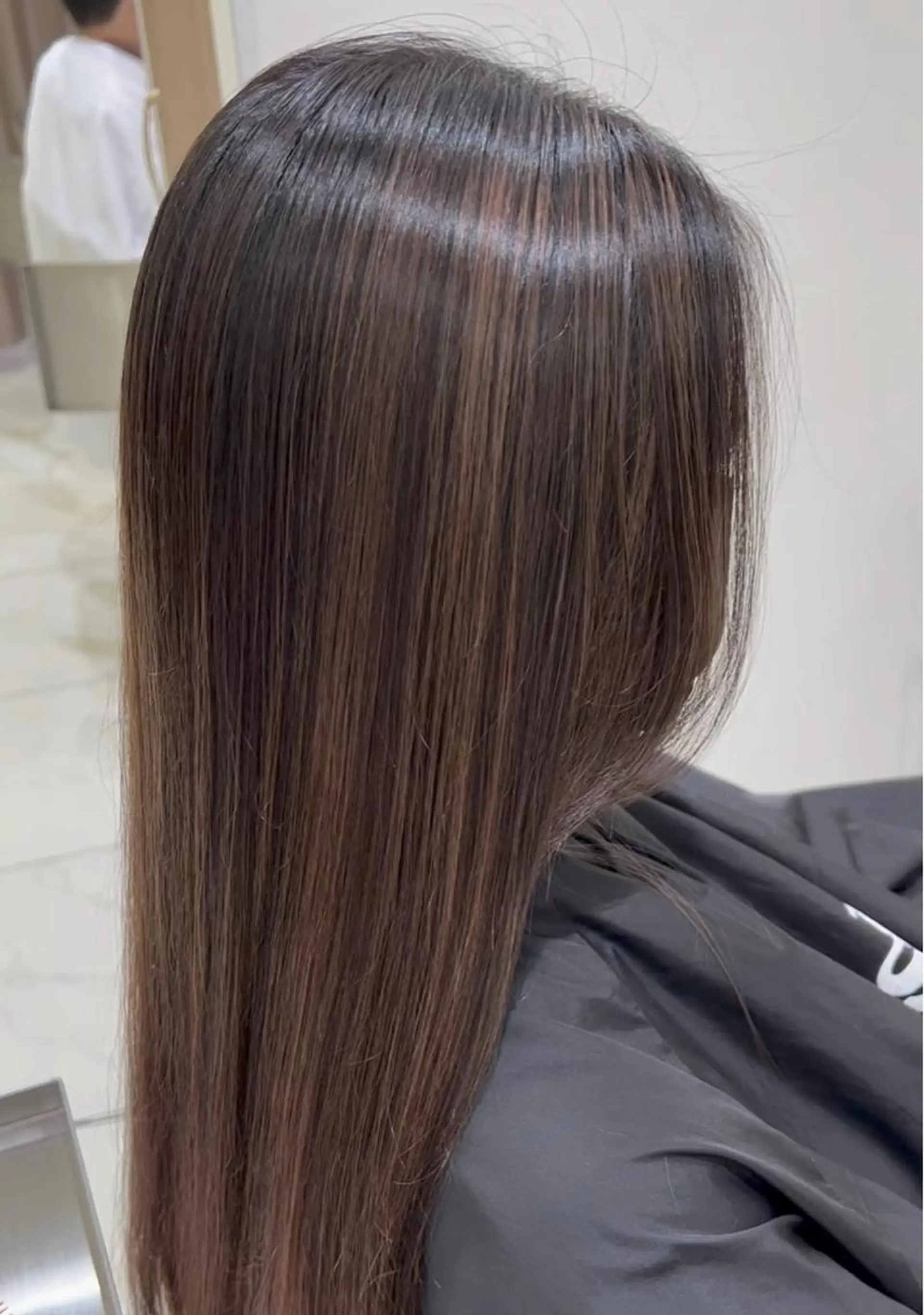 セミロング カラー ハイライトカラー ハイライト teddy所属・レイヤーカット// メイのヘアスタイル