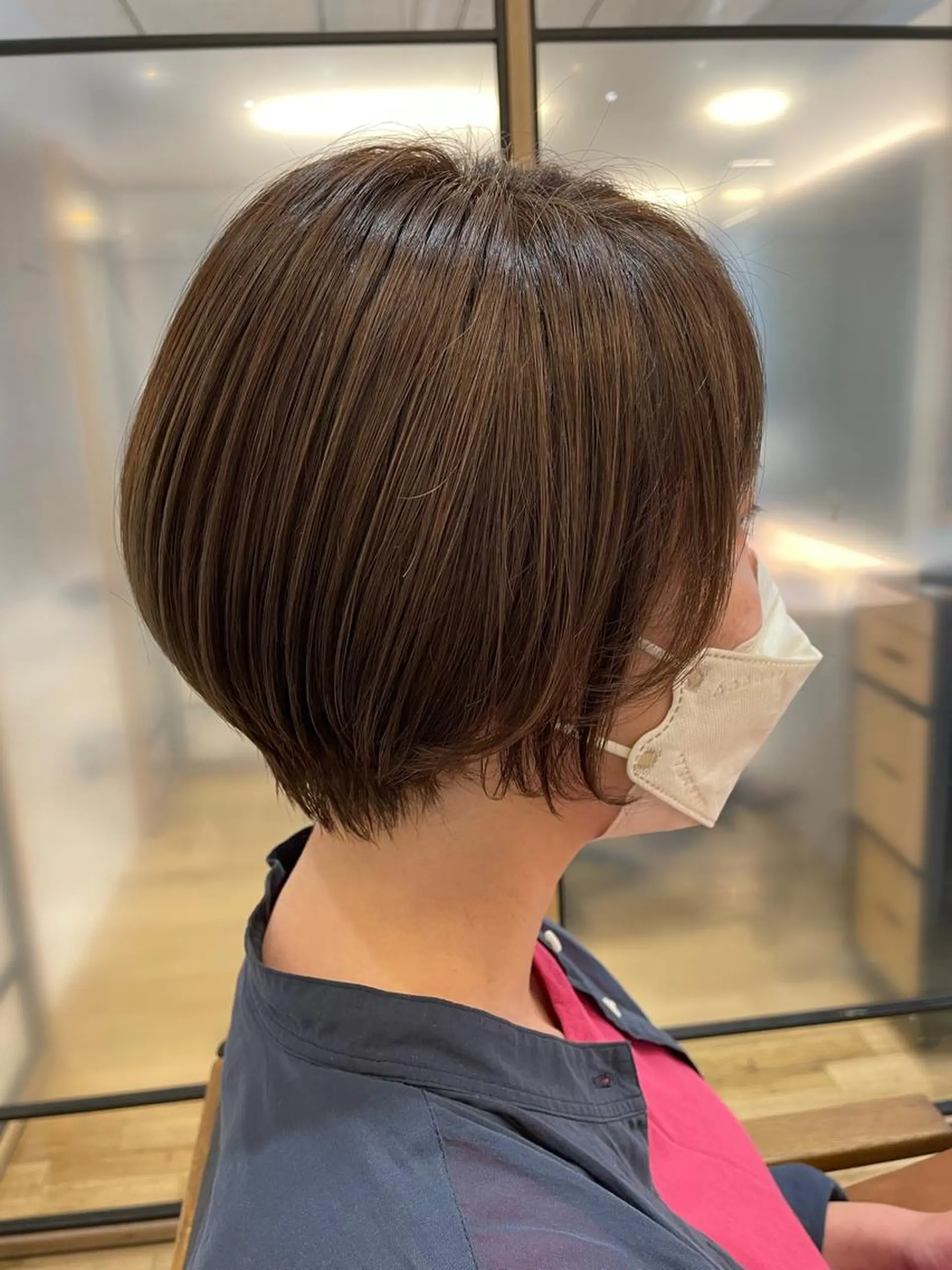 ショート ハイライト シノハラ ガクト ショート/白髪ぼかしのヘアスタイル