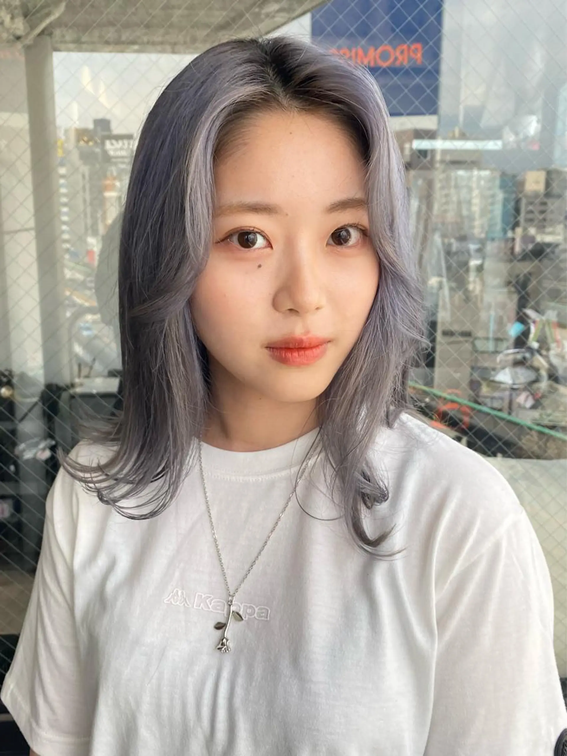 ミディアム ちばた/レイヤー 似合わせ/大阪中津のヘアスタイル