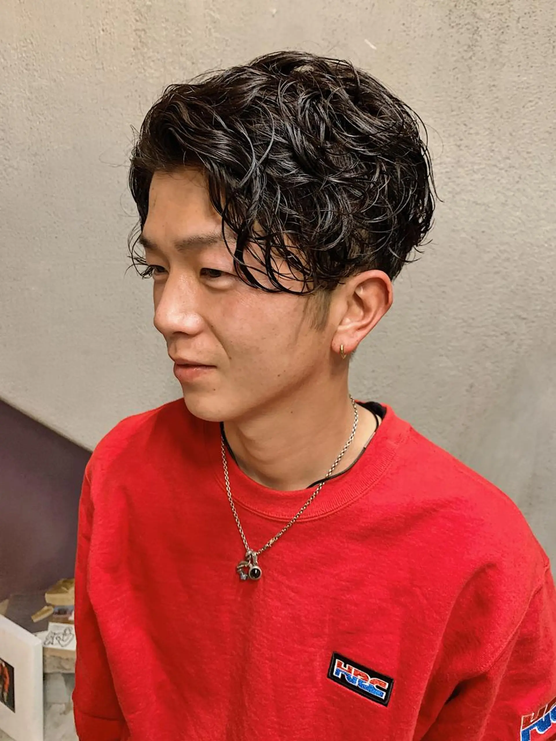 ショート メンズ メンズパーマ SALOWIN 名古屋所属・パーマ落とし/ パーマ特化/丹羽舜太のヘアスタイル