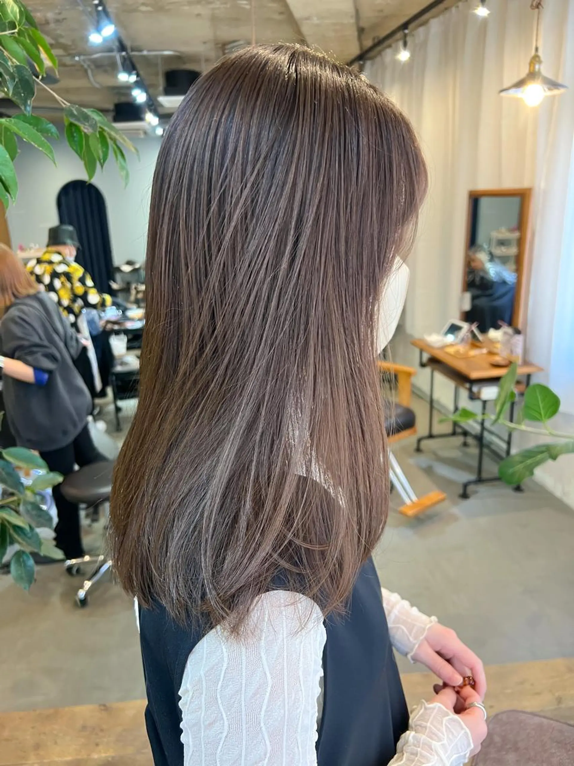 セミロング カラー カット ヘアカラー トリートメント ブリーチなしカラー 🌿脇黒丸 彩のヘアスタイル